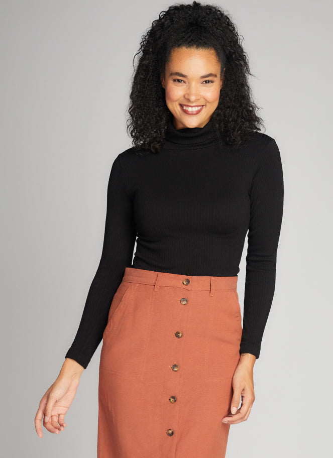 C'est Moi Seamless Rib Silent Top