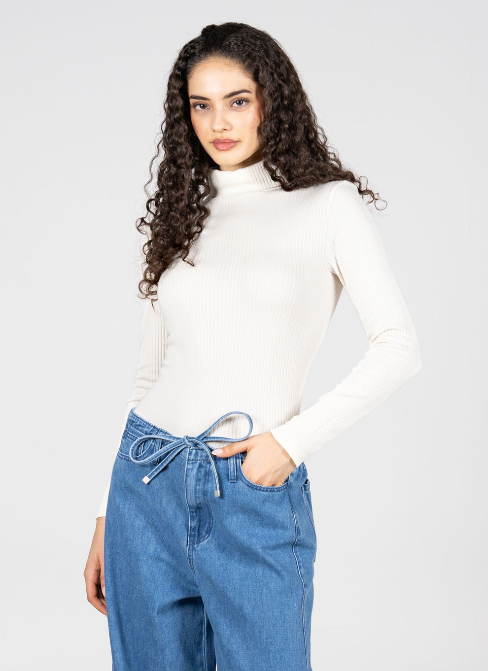 C'est Moi Seamless Rib Silent Top