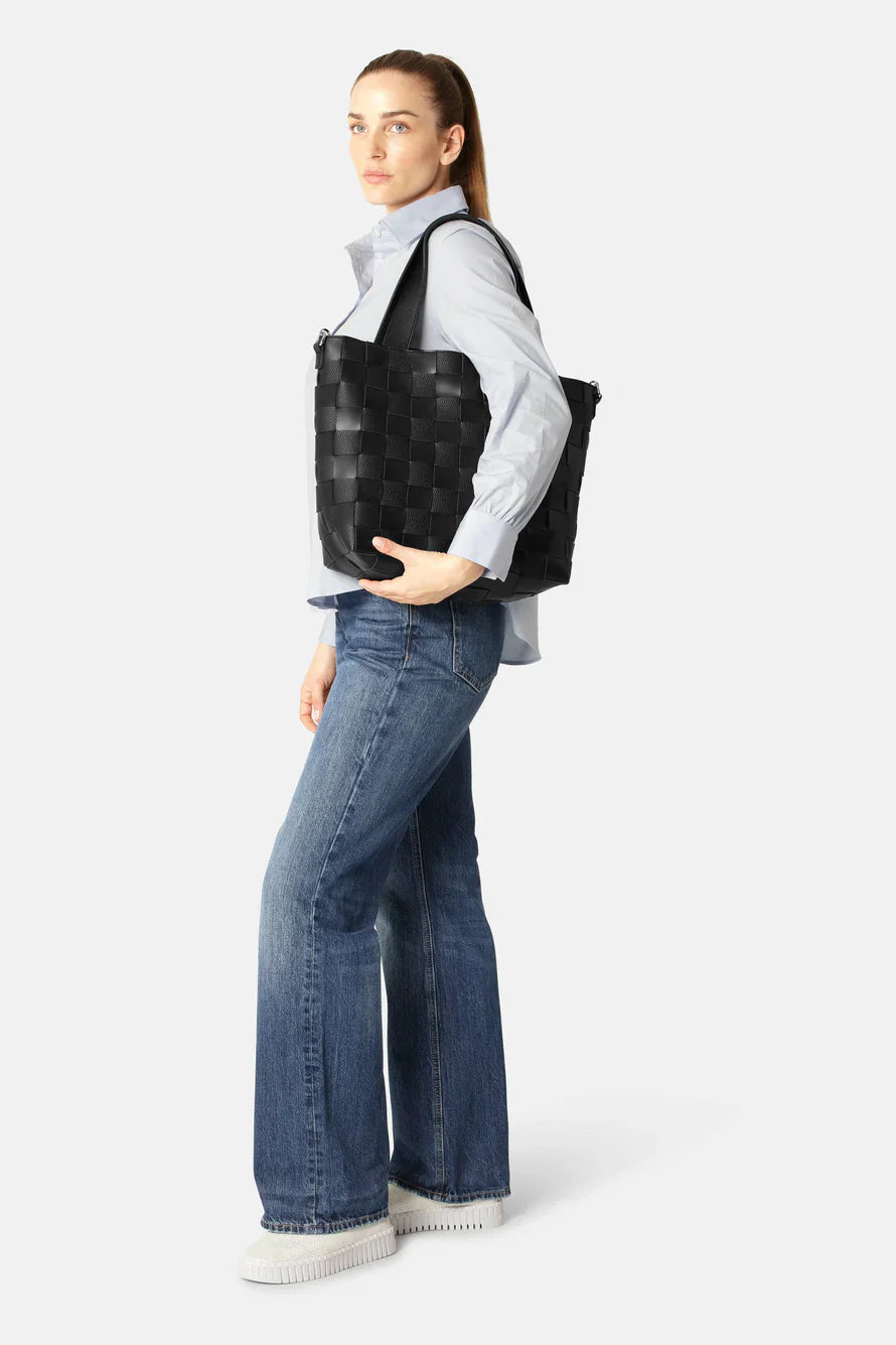 Sac à bandoulière tressé grand Ilse Jacobsen