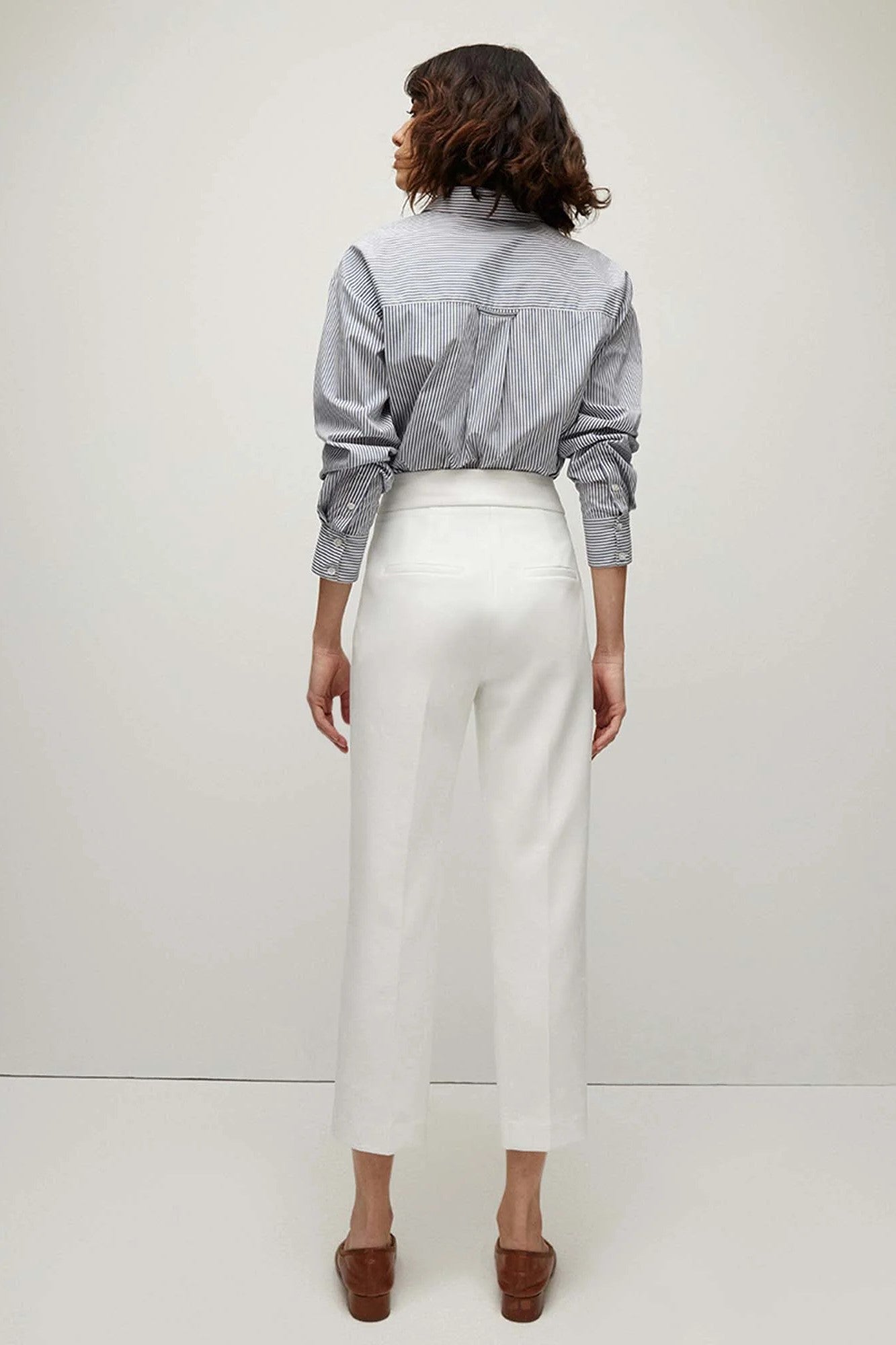 Veronica Beard Renzo Pant Off-White Gold