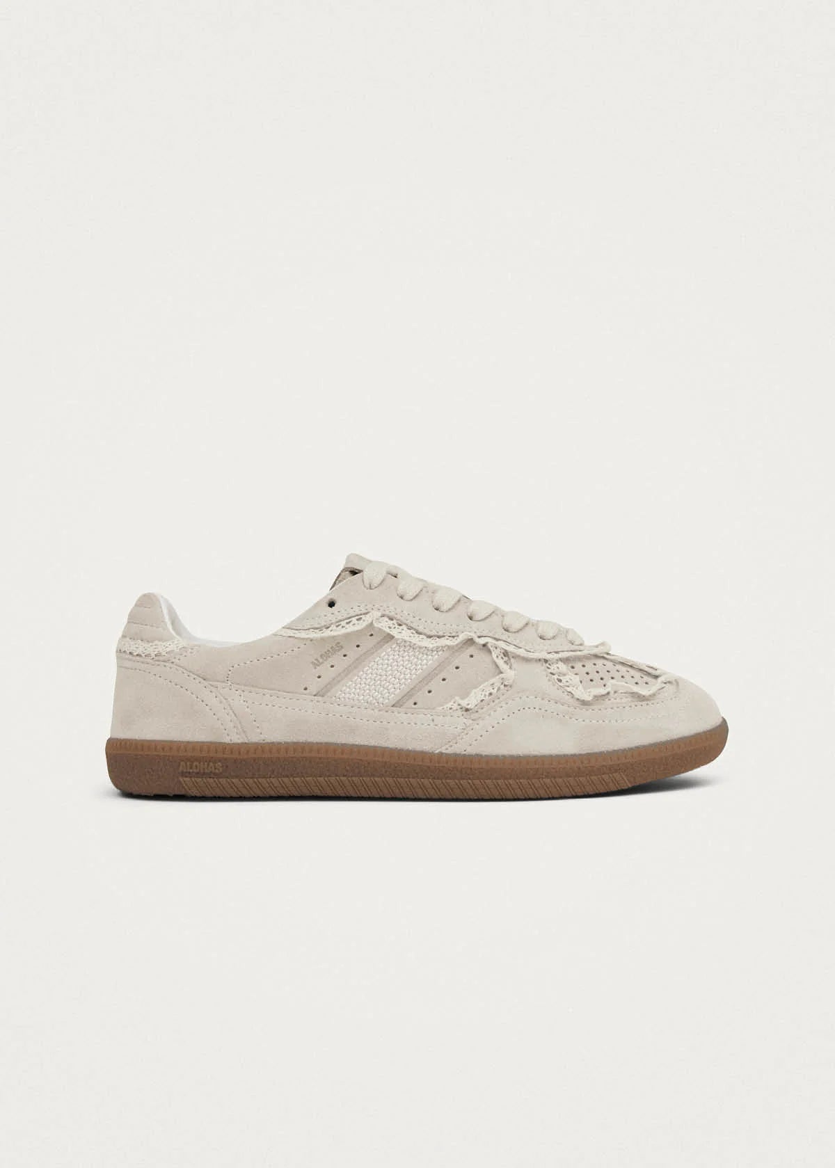 Tb.490 Crochet Leather Sneakers - Crochet Cream