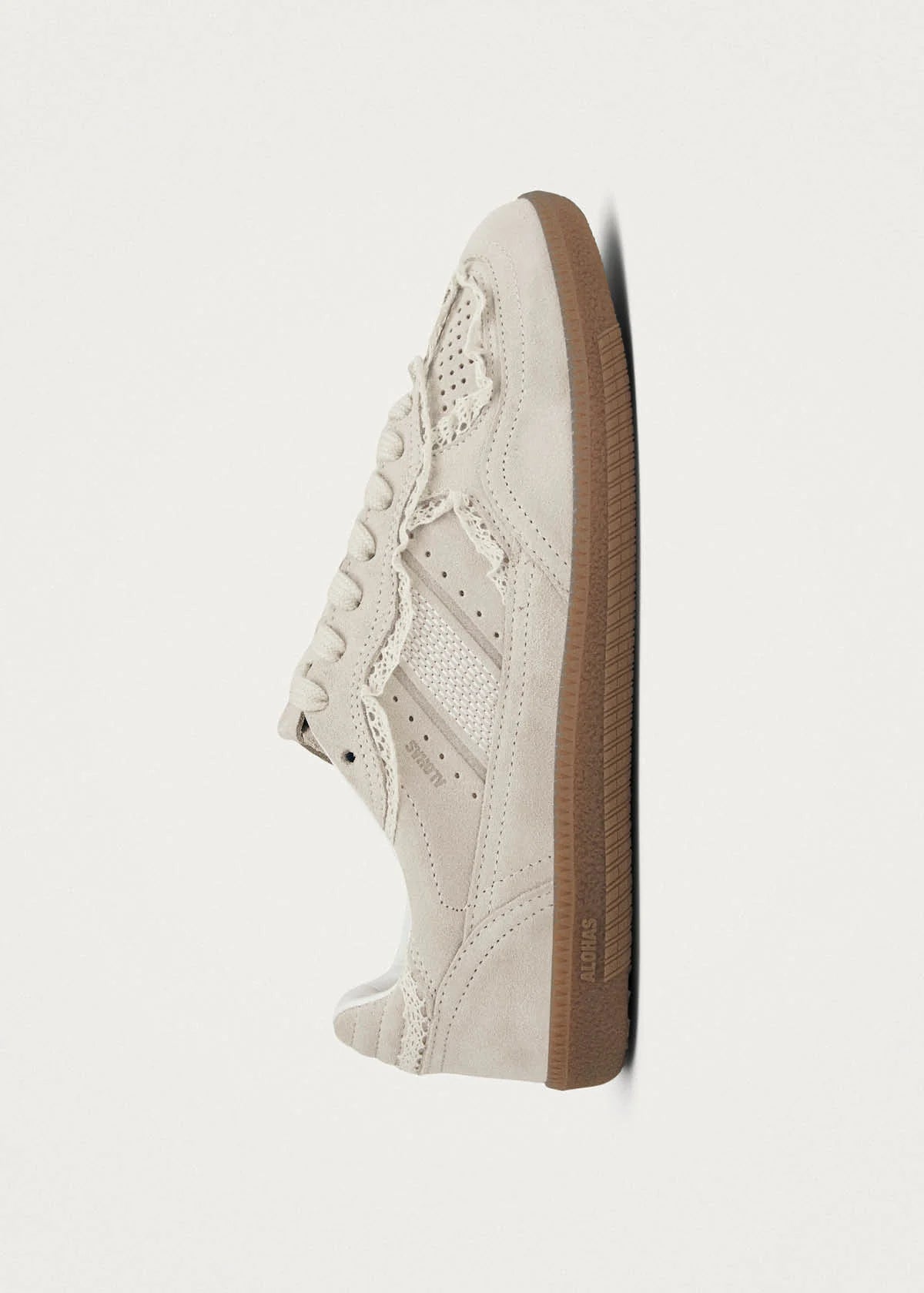Tb.490 Crochet Leather Sneakers - Crochet Cream