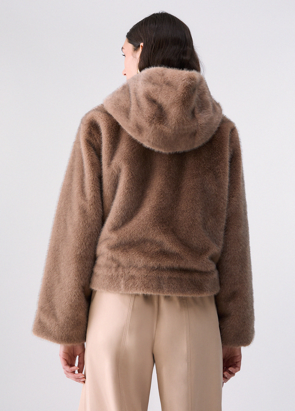 Veste teddy réversible Liu Jo Sport - Light Glace/Beige