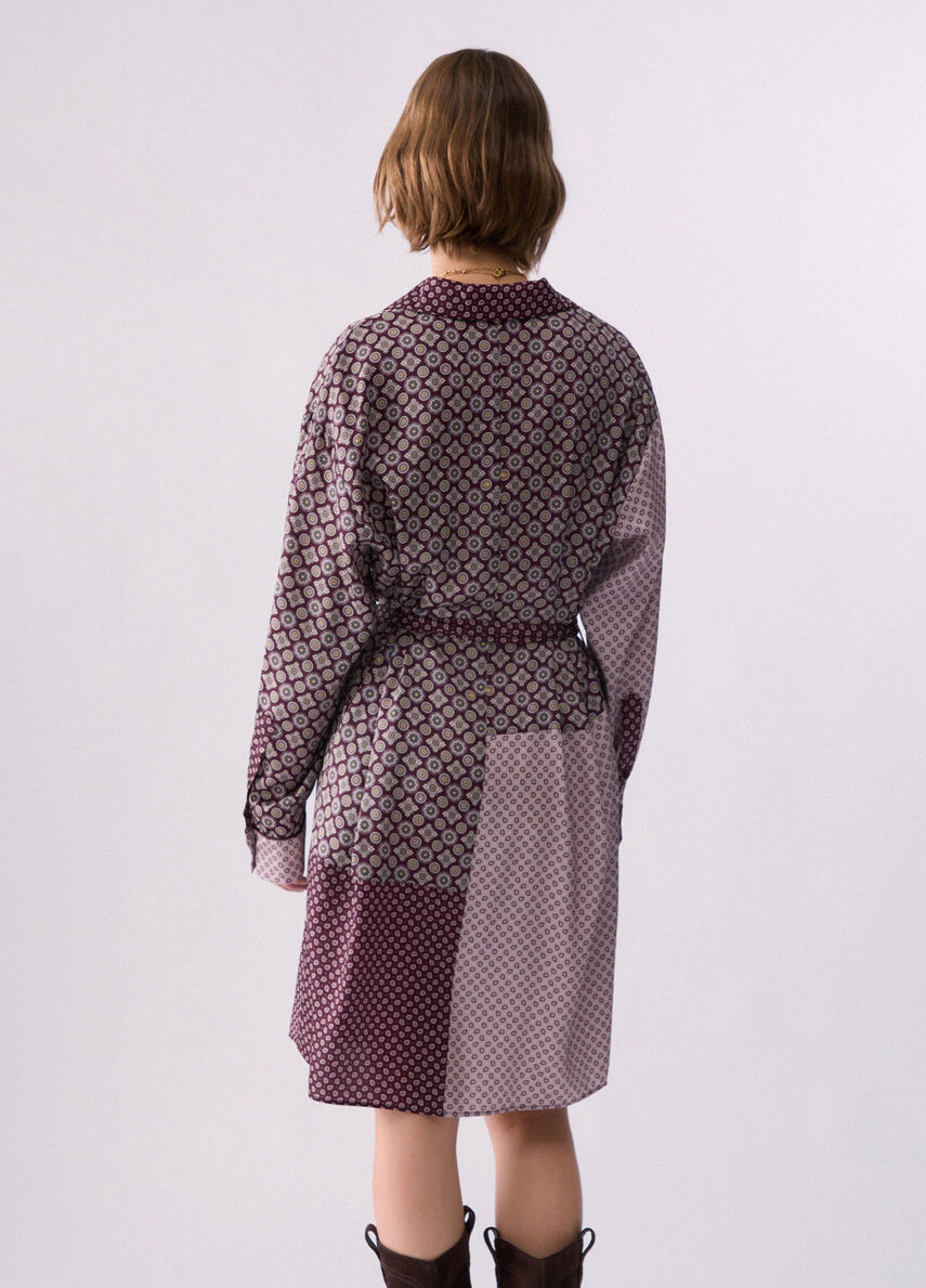 Robe-chemise en sergé blanc Liu Jo White - Mix Big Sm Geo