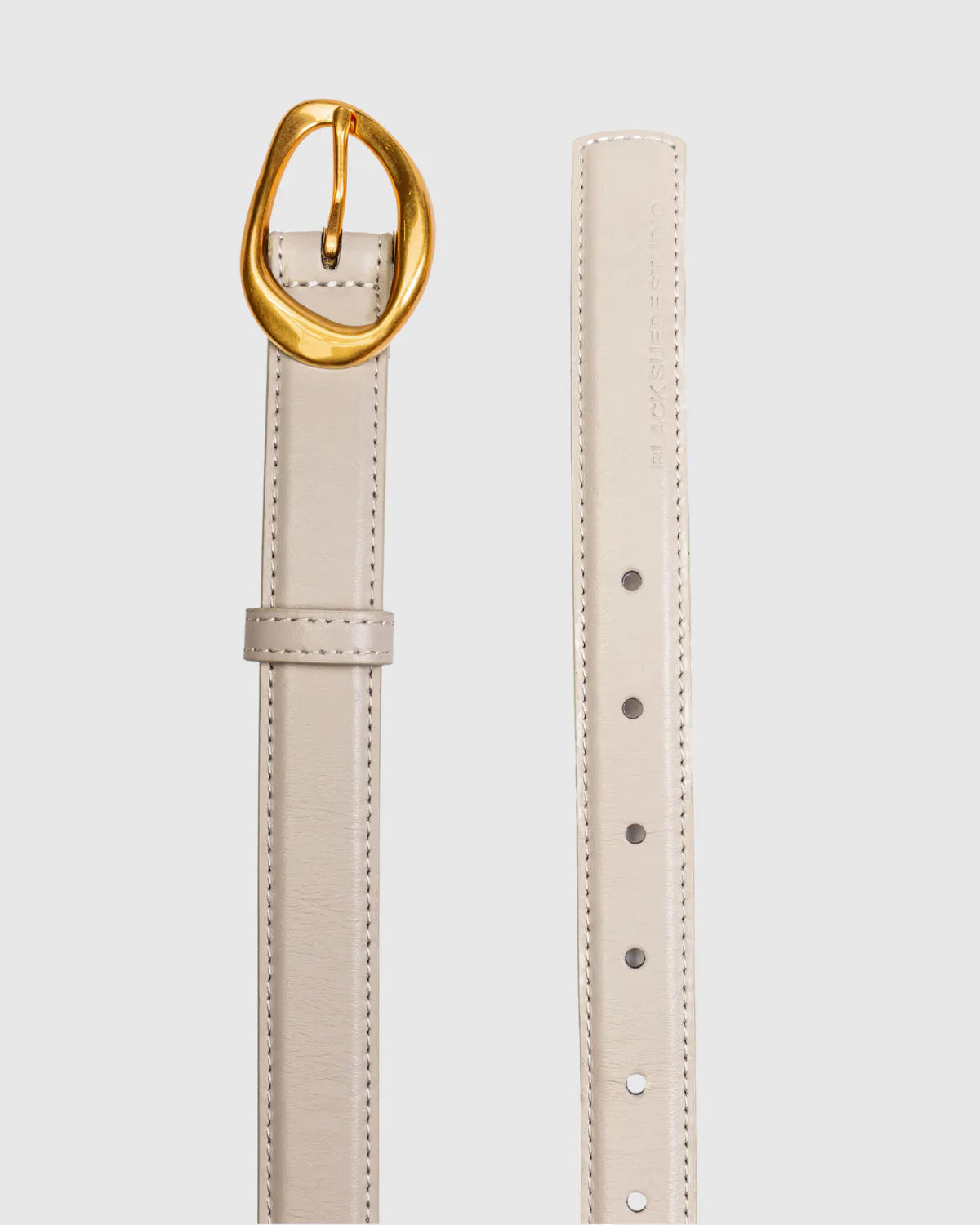 Ceinture Iconique en Suède Noire de Studio