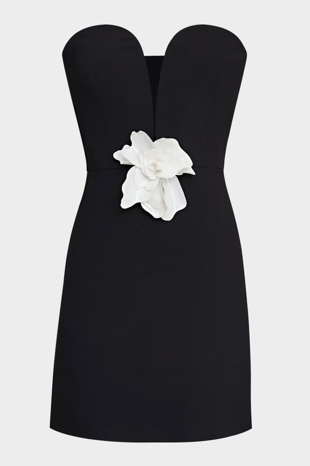 Halston Anabelle Crepe Mini Dress