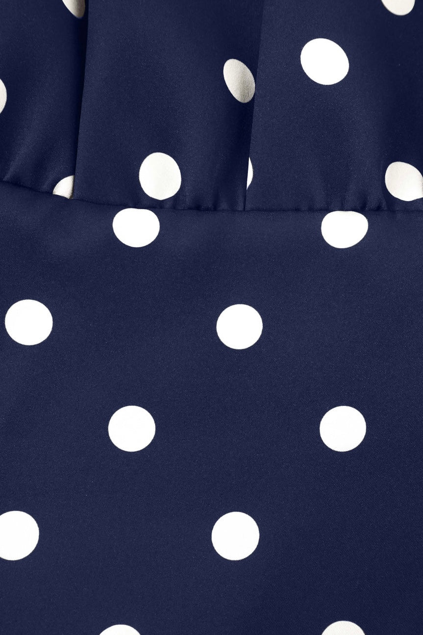 Robe midi en satin Self-Portrait
