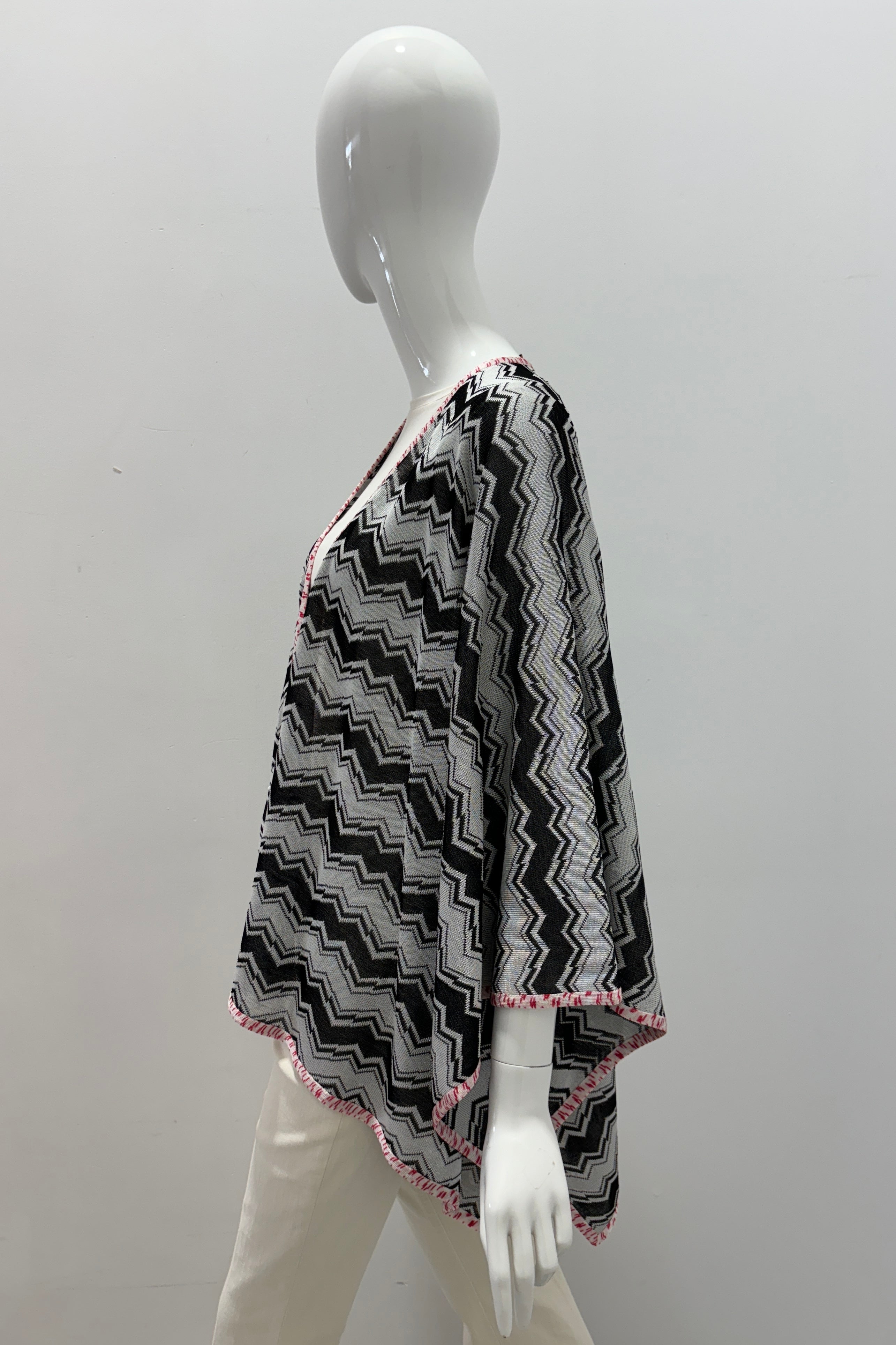 Missoni Zig Zag Knit Poncho