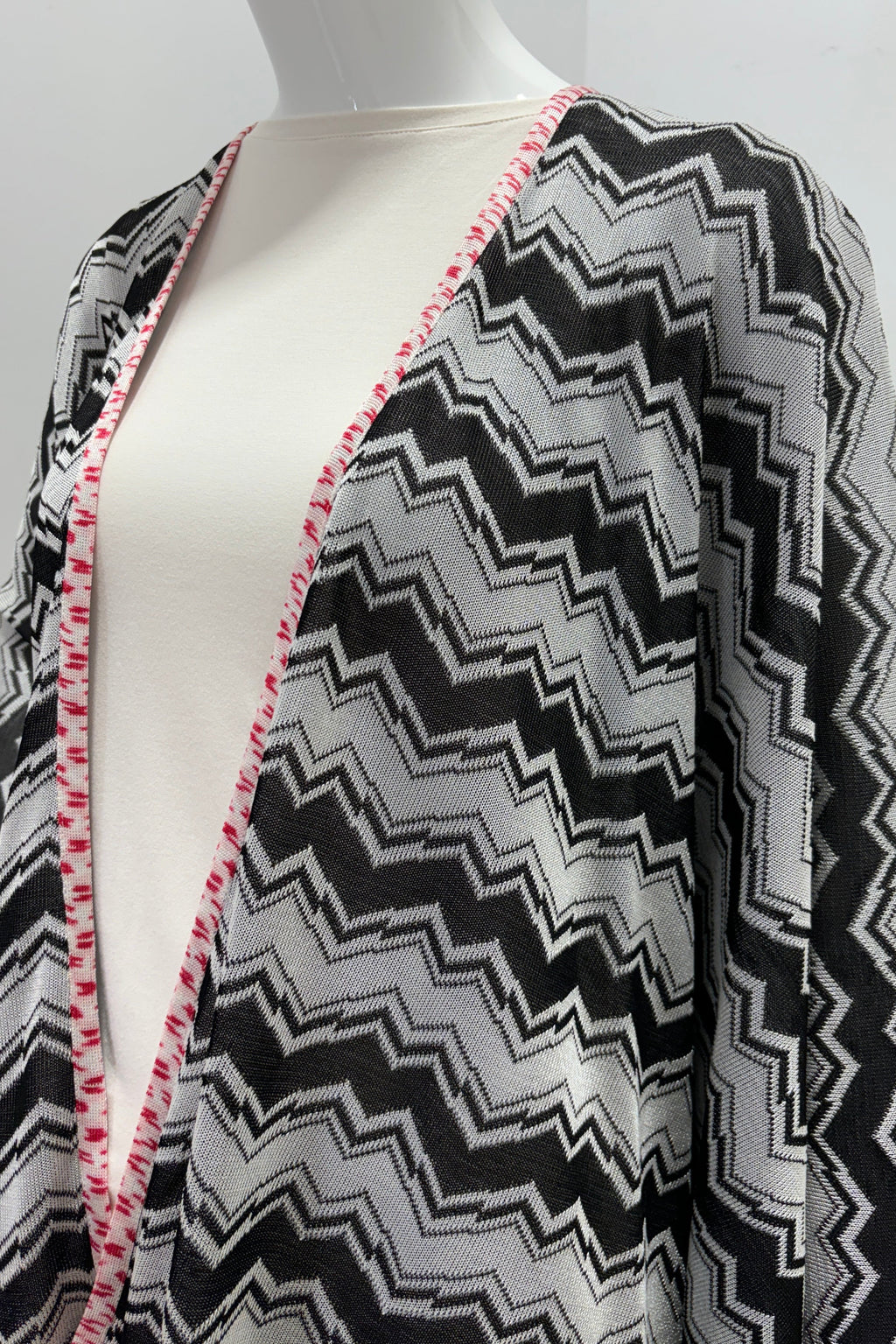 Missoni Zig Zag Knit Poncho