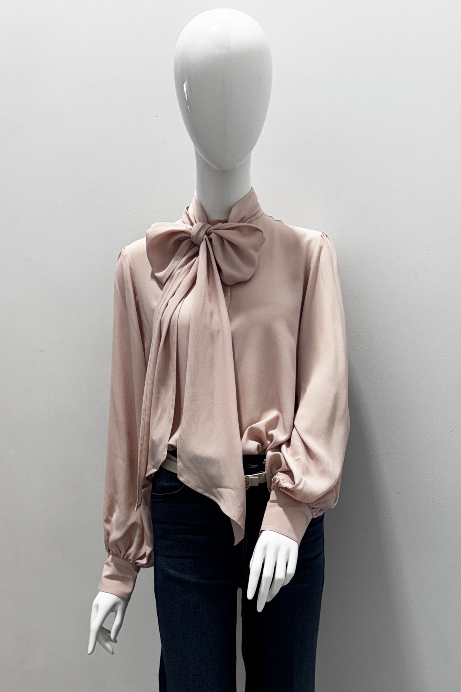 Emanou Alexandra Silk Blend Relaxed Fit Blouse