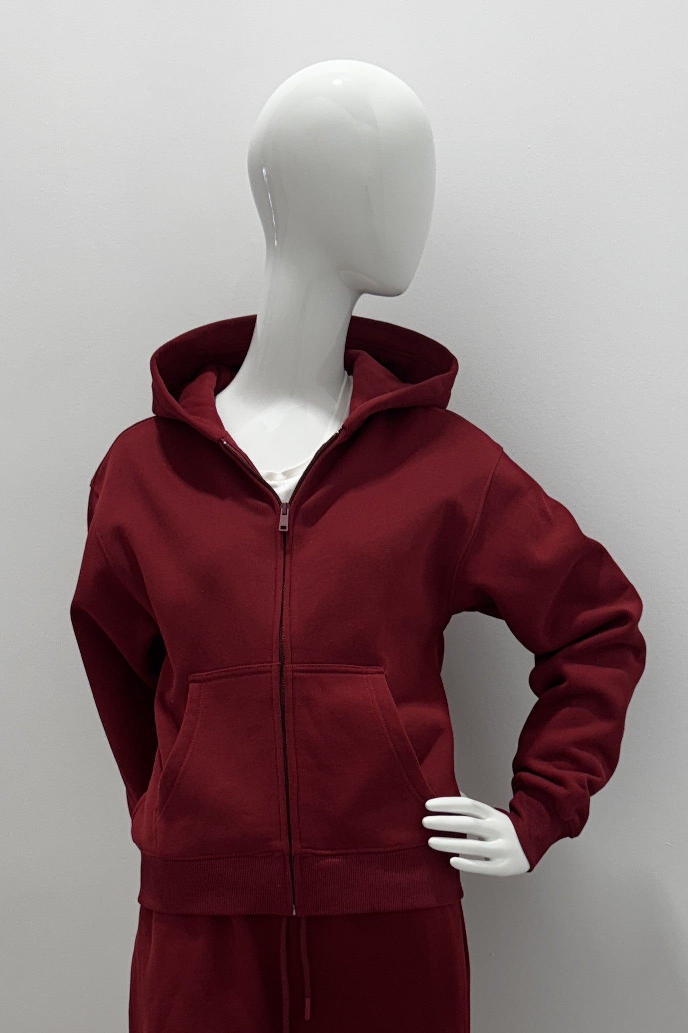 Pull zippé doux en polaire Luna