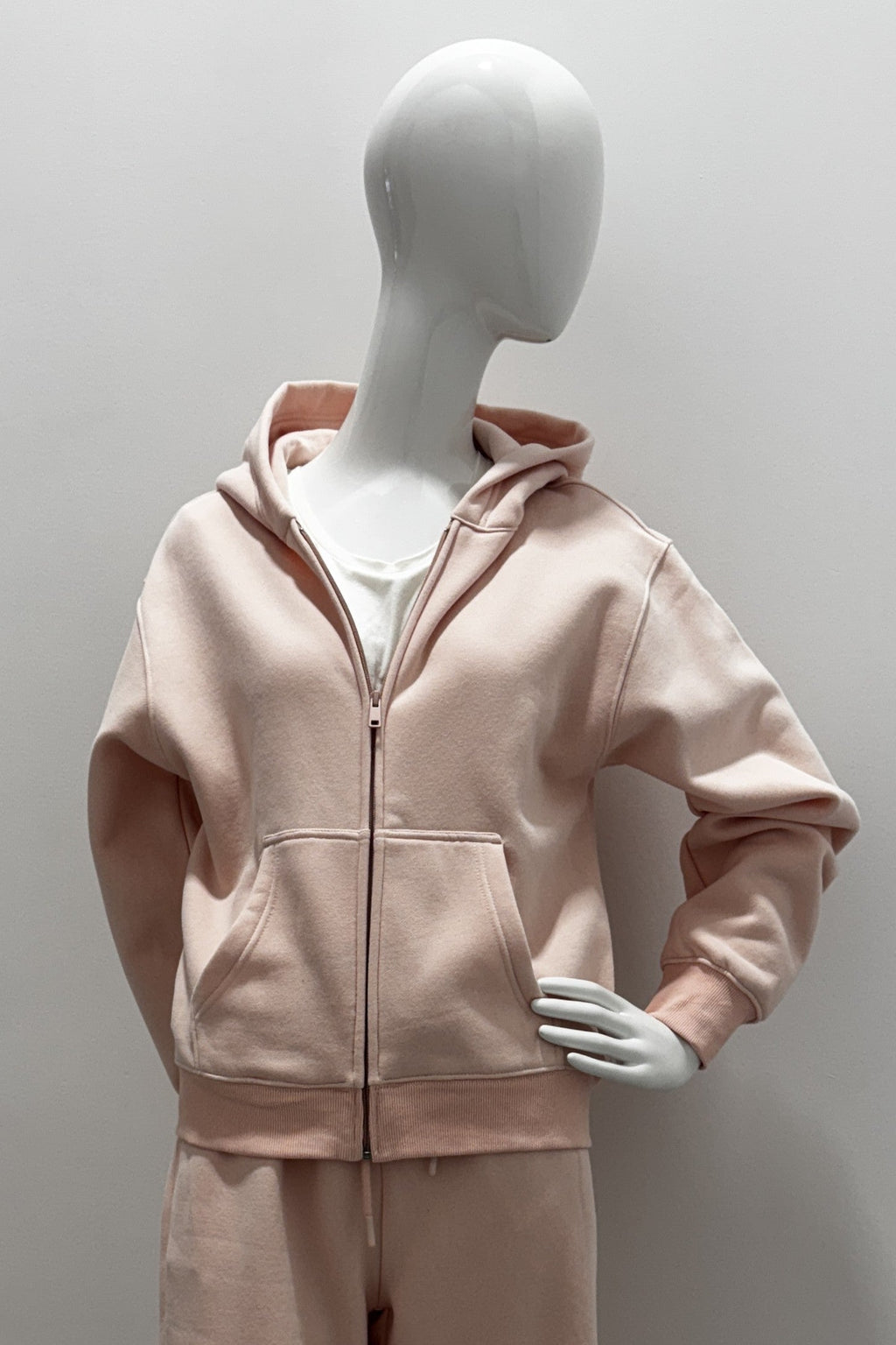 Pull zippé doux en polaire Luna