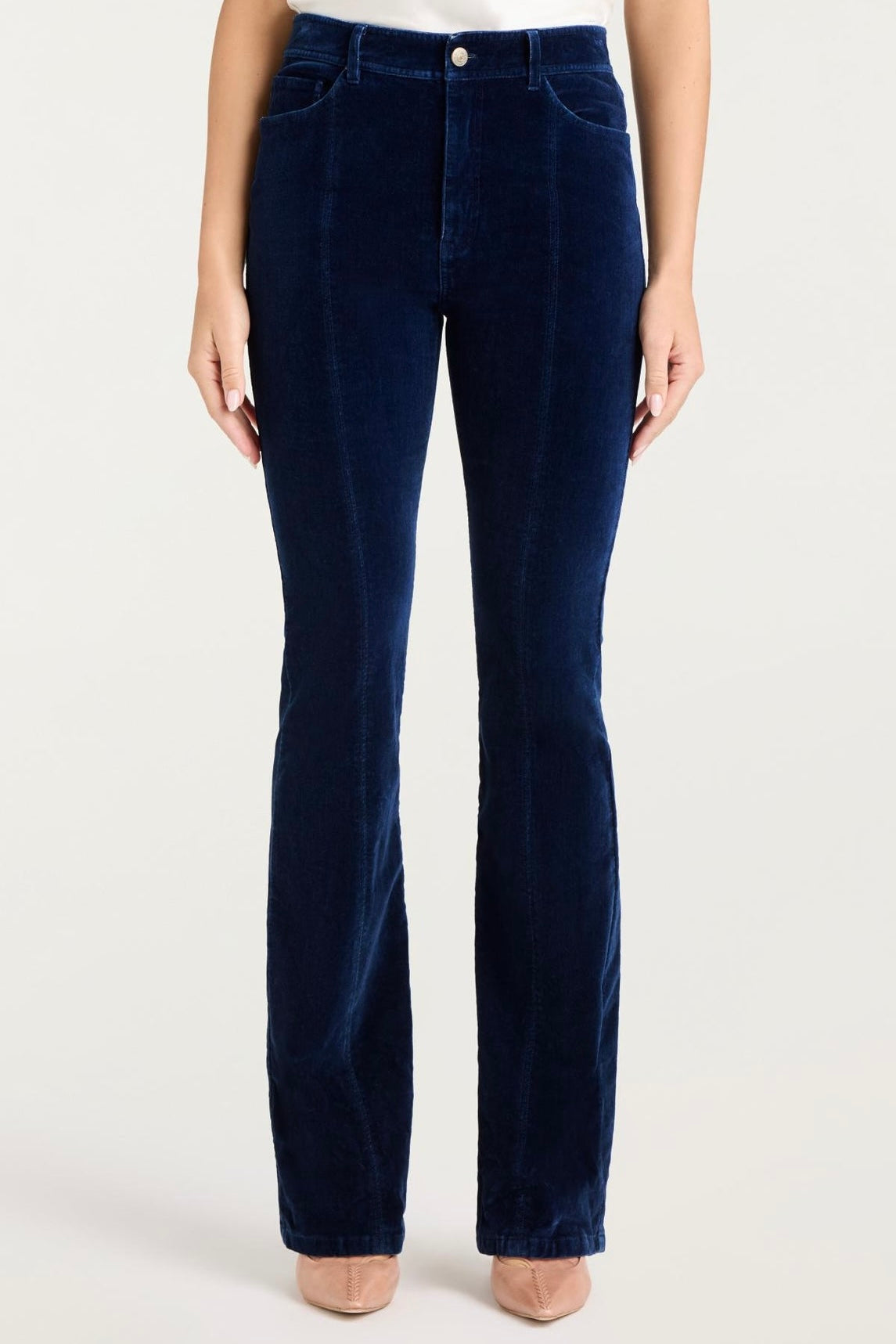 Pantalon en denim velours Shailene Cinq à Sept