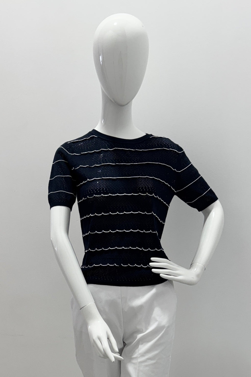 Tonet Sweater Navy White