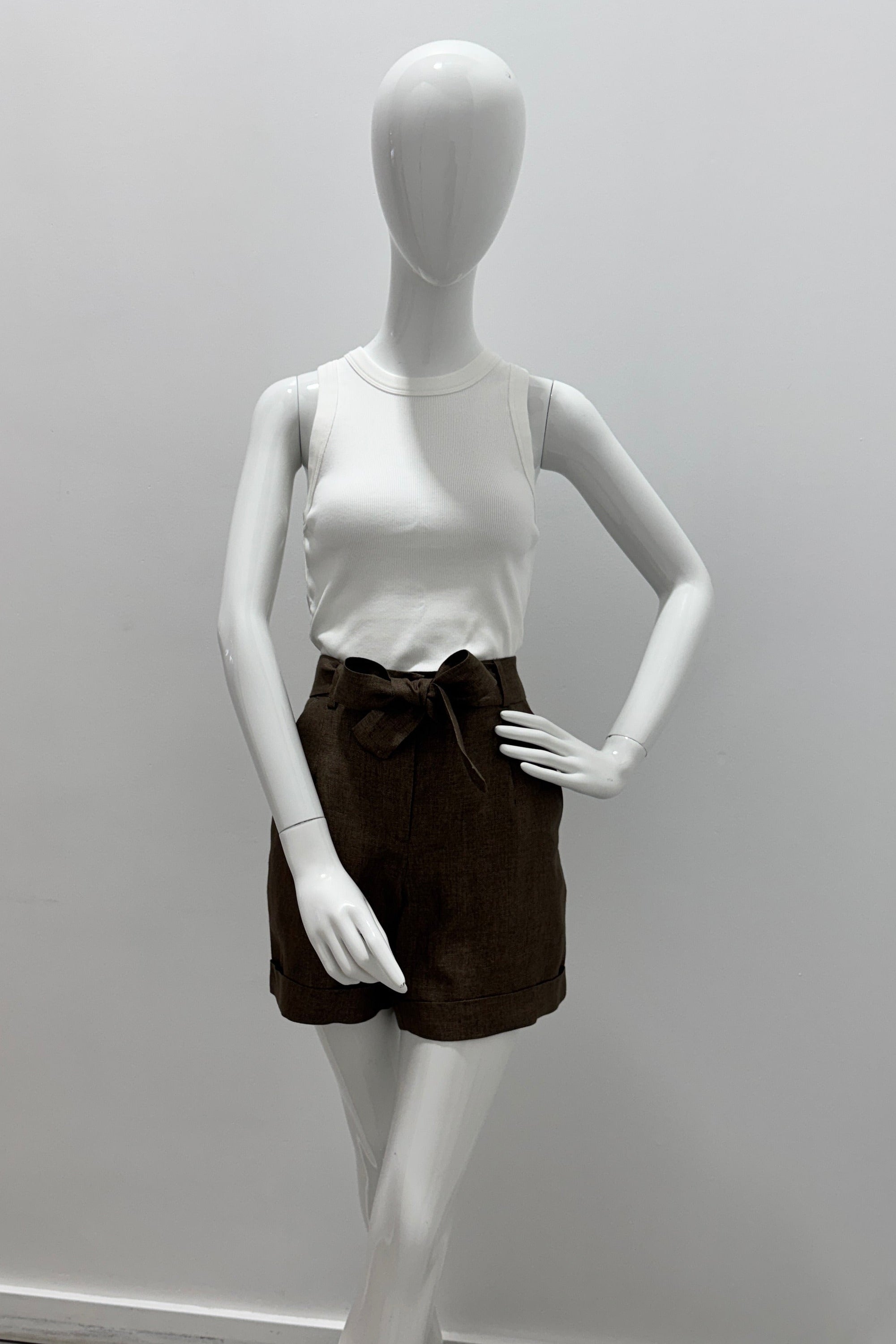 Emanou Zoe Shorts Black/Espresso