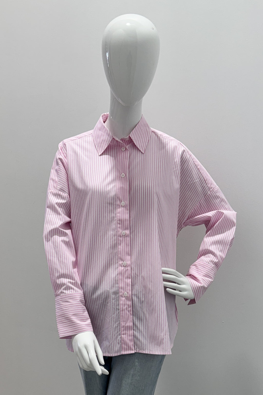 Mary N Max Cotton Blouse Rose
