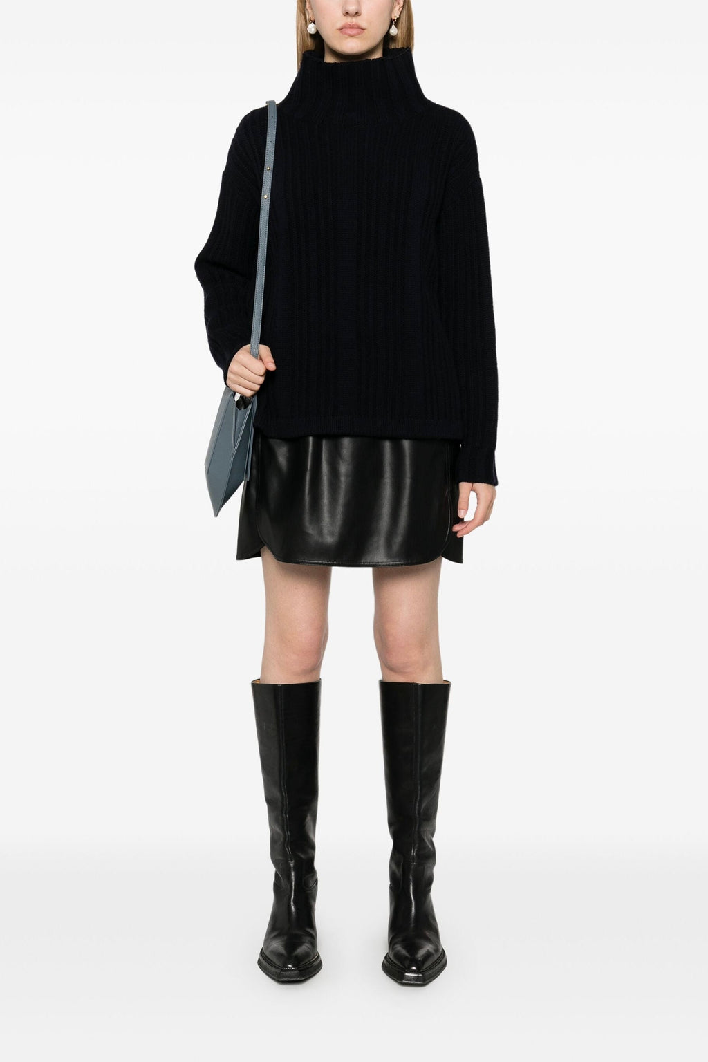 Jupe Mini en Similicuir Twinset