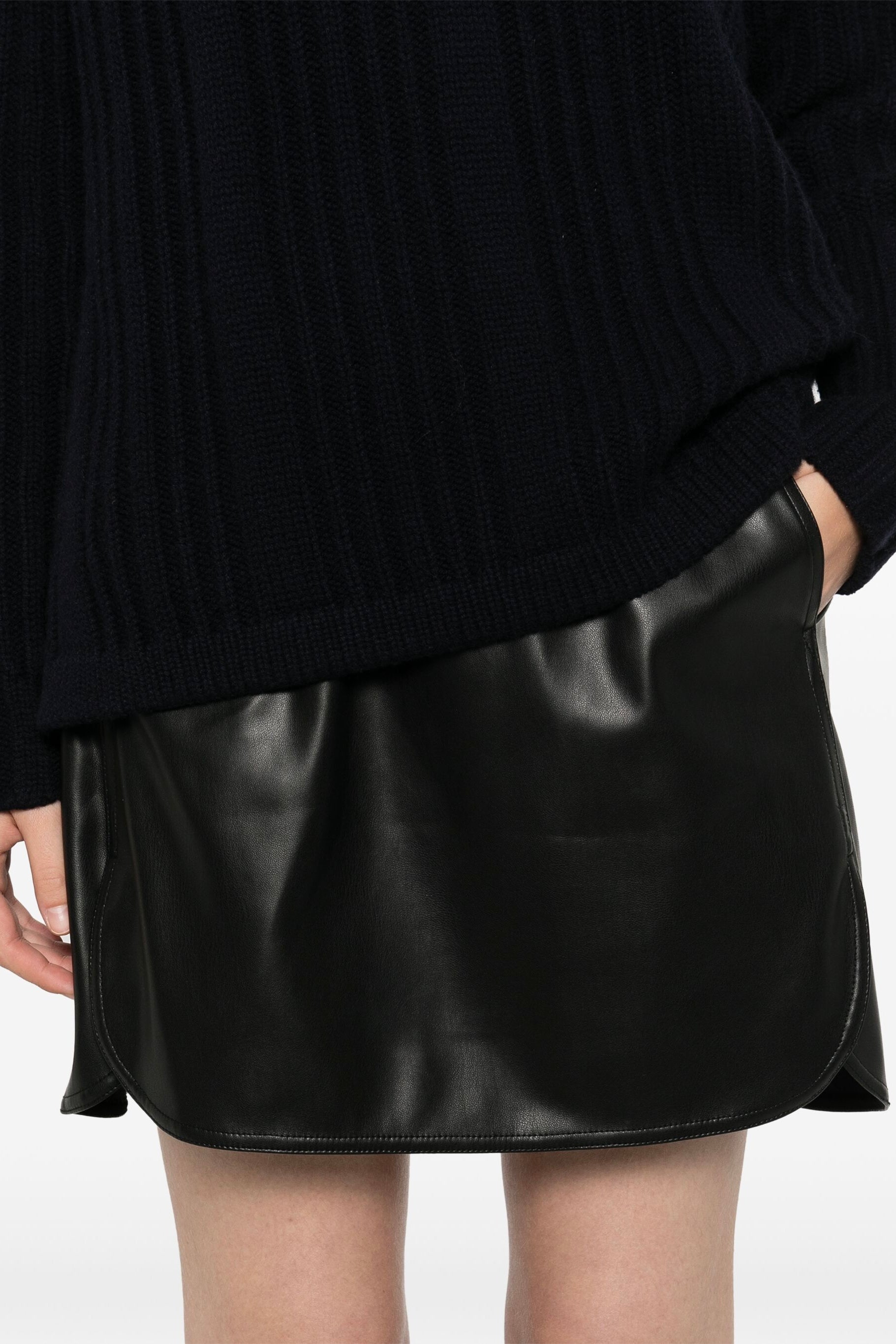 Jupe Mini en Similicuir Twinset