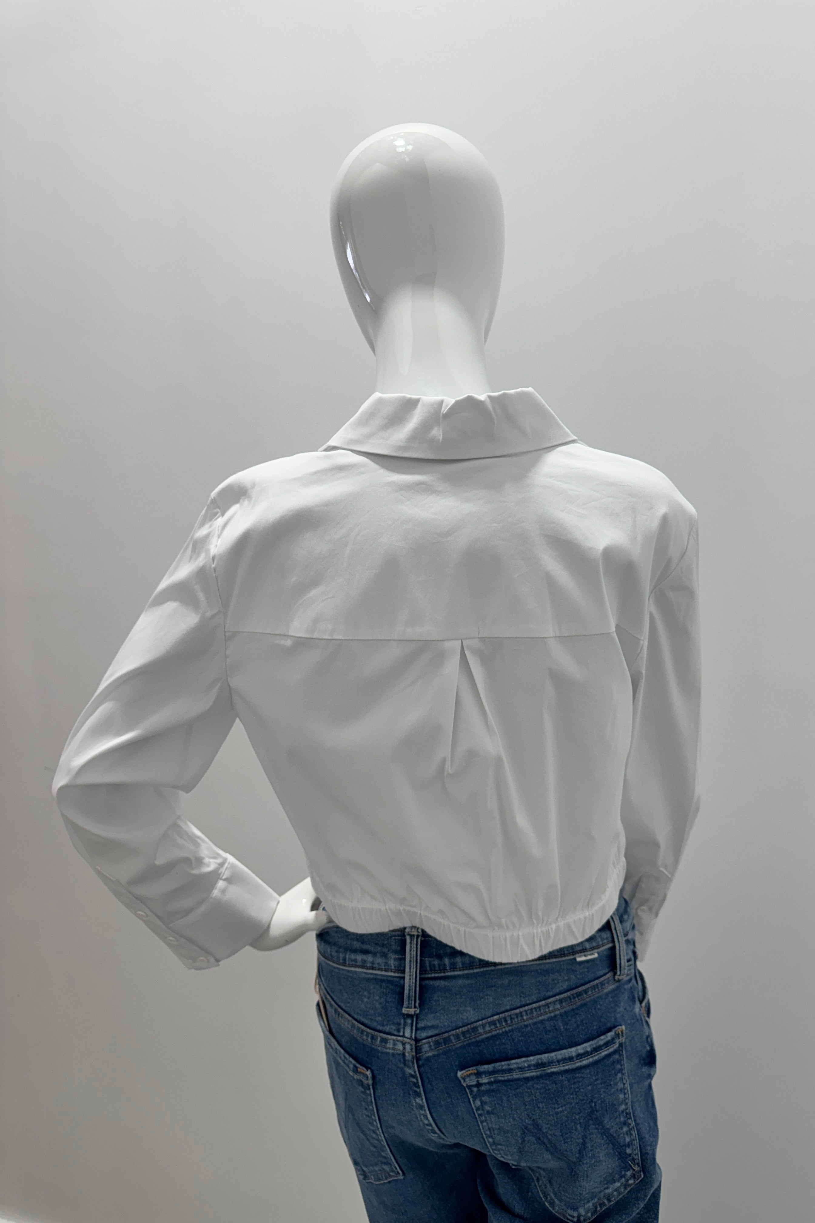 Alice + Olivia Phebe Twist Top Off-White