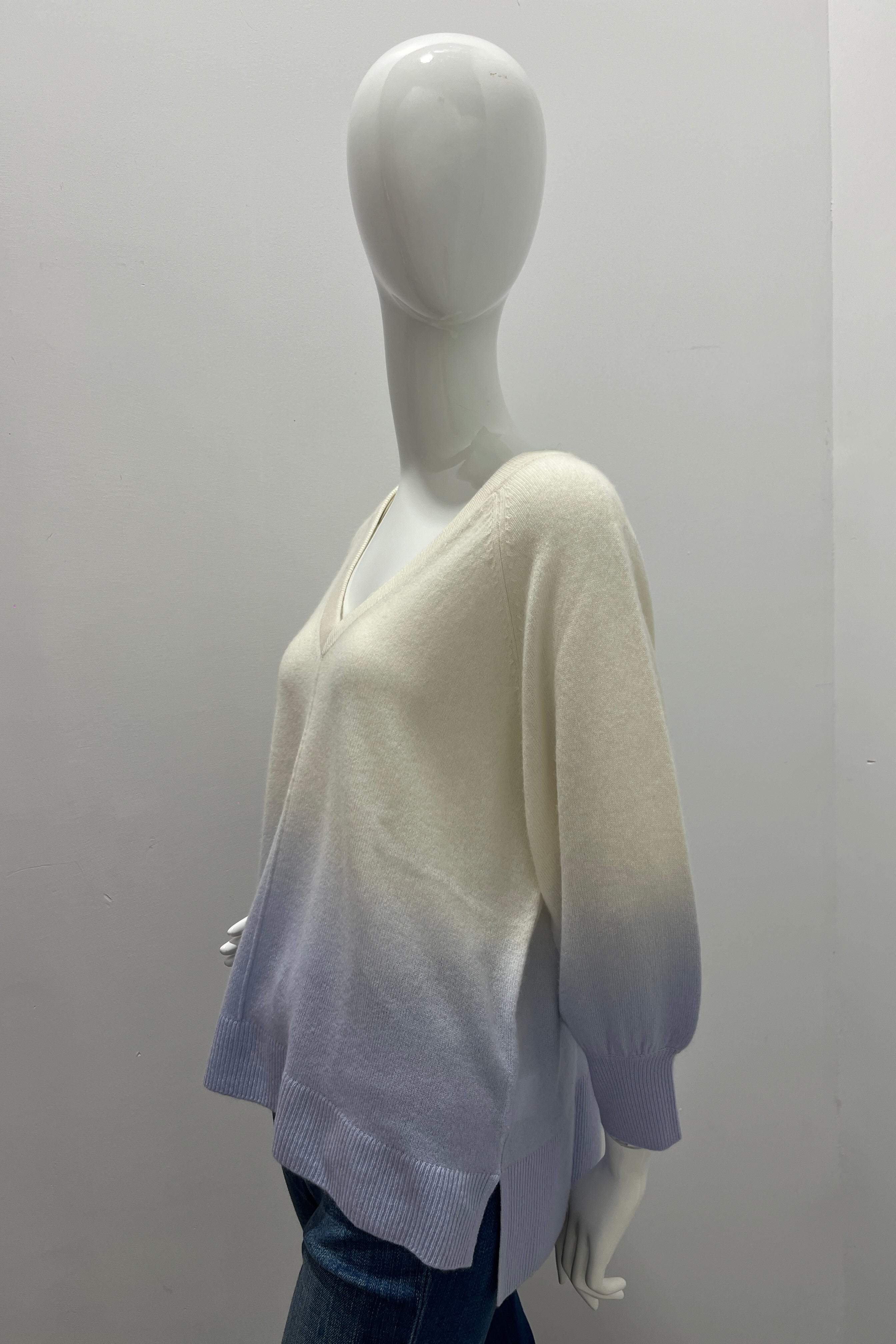 Pull en cachemire ombragé tricoté Repeat