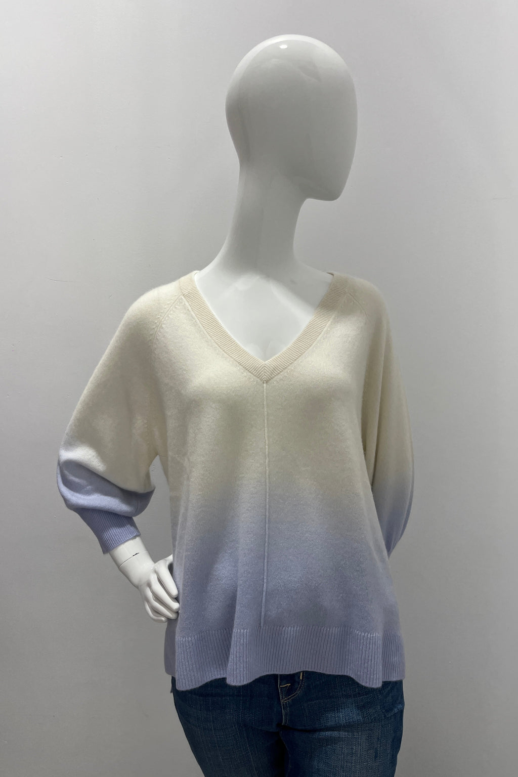 Pull en cachemire ombragé tricoté Repeat