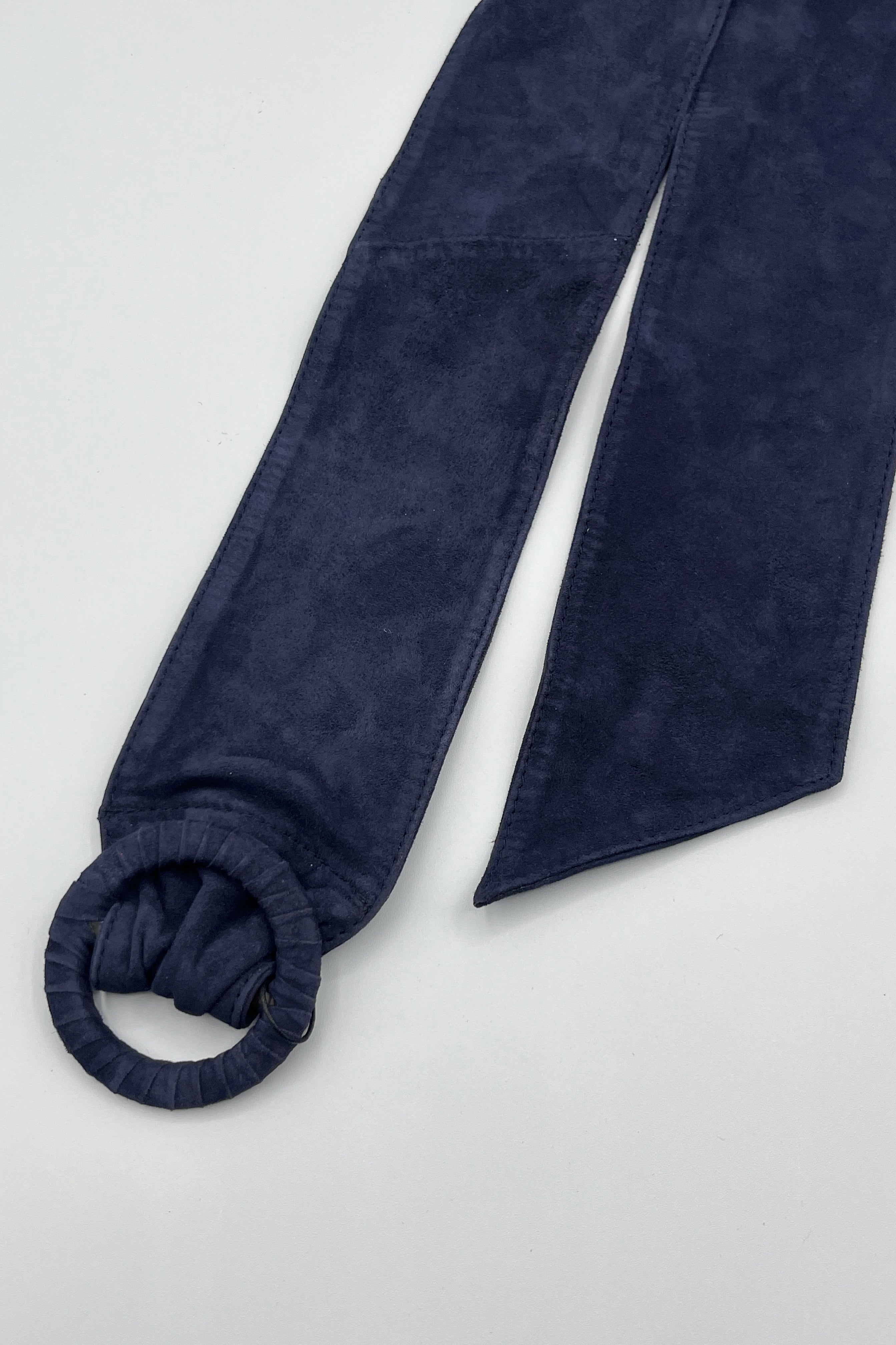 Ceinture en cuir suédé Oui O-Ring