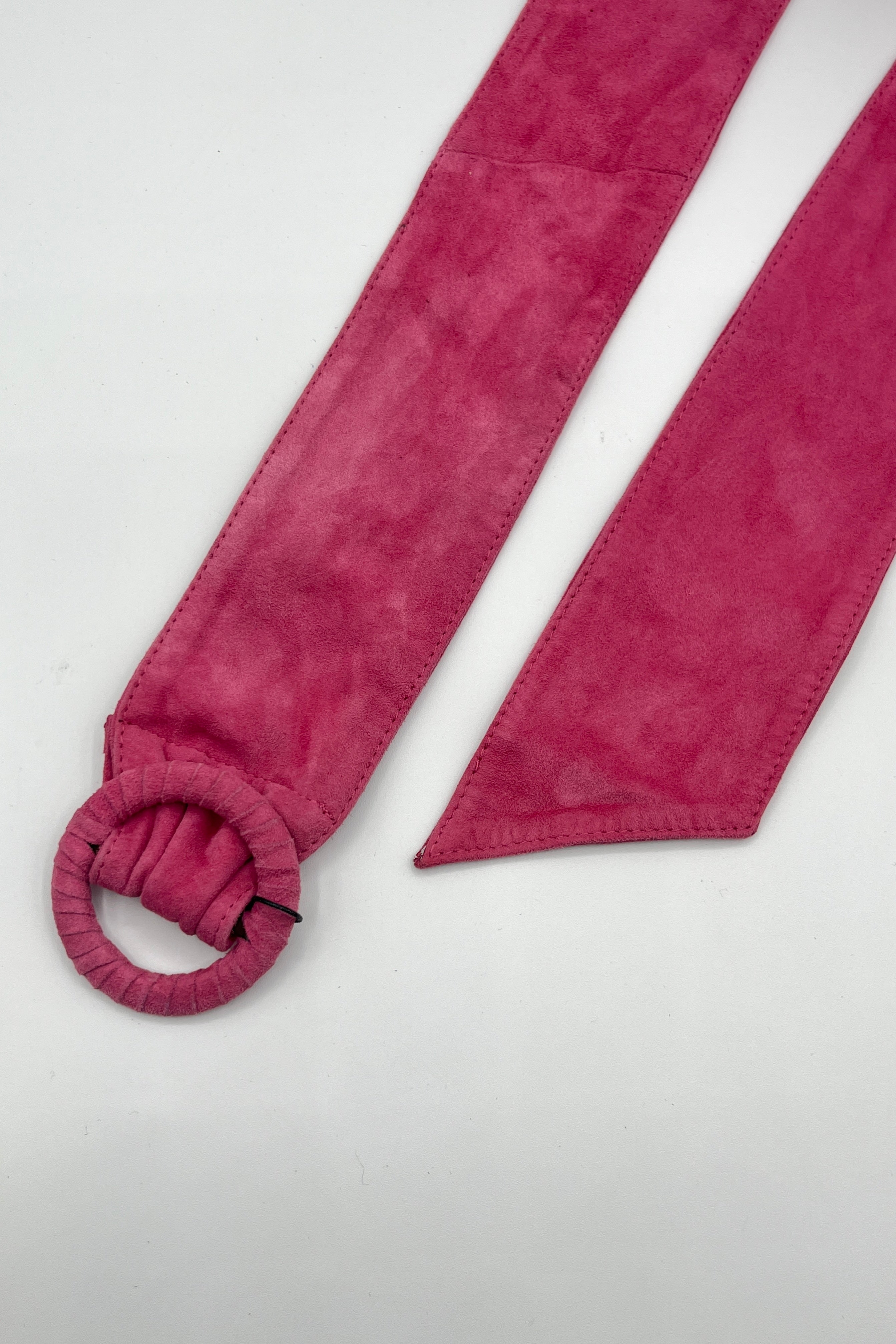 Ceinture en cuir suédé Oui O-Ring