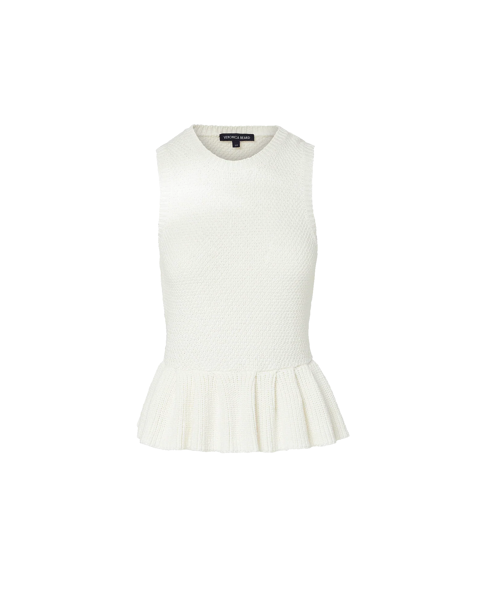 Veronica Beard Nemyah Peplum Tank Top