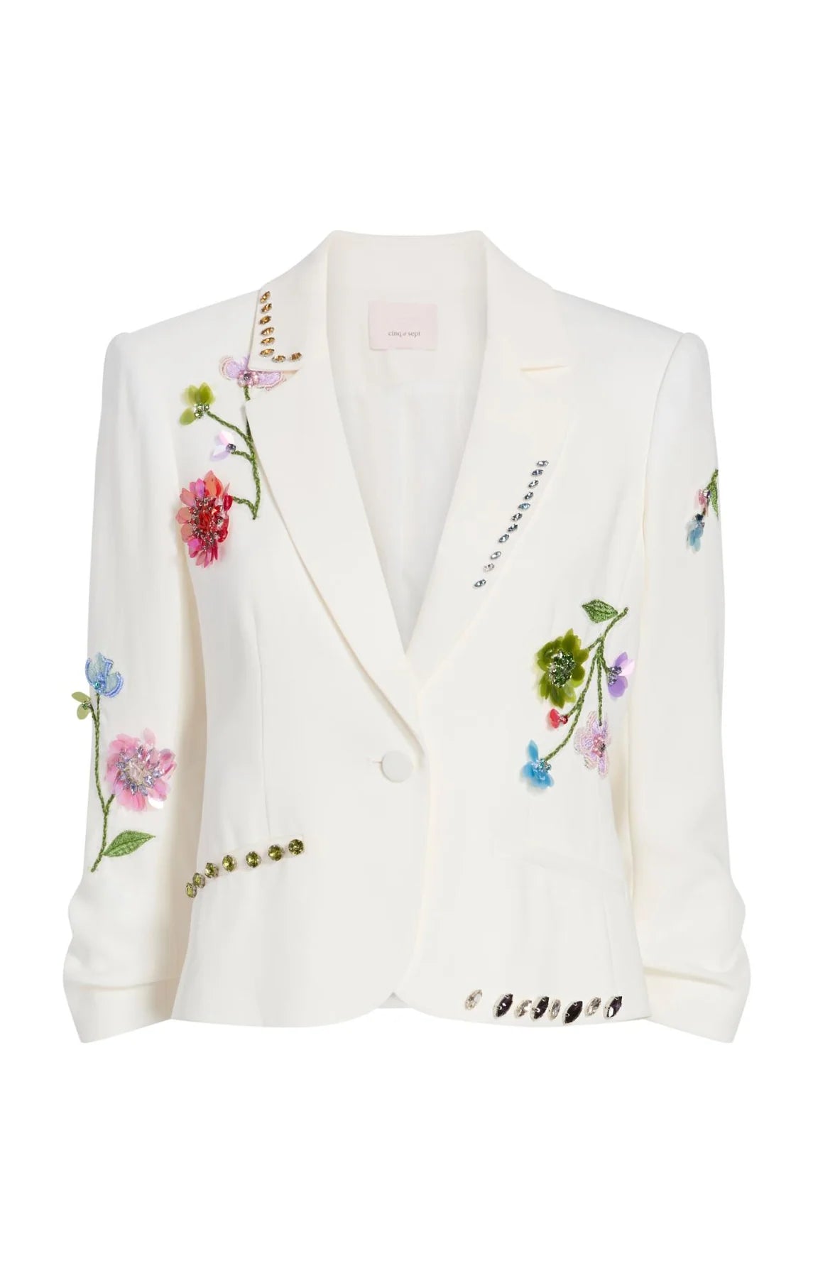 Cinq A Sept Floral Vine Le Petit Khloe Blazer