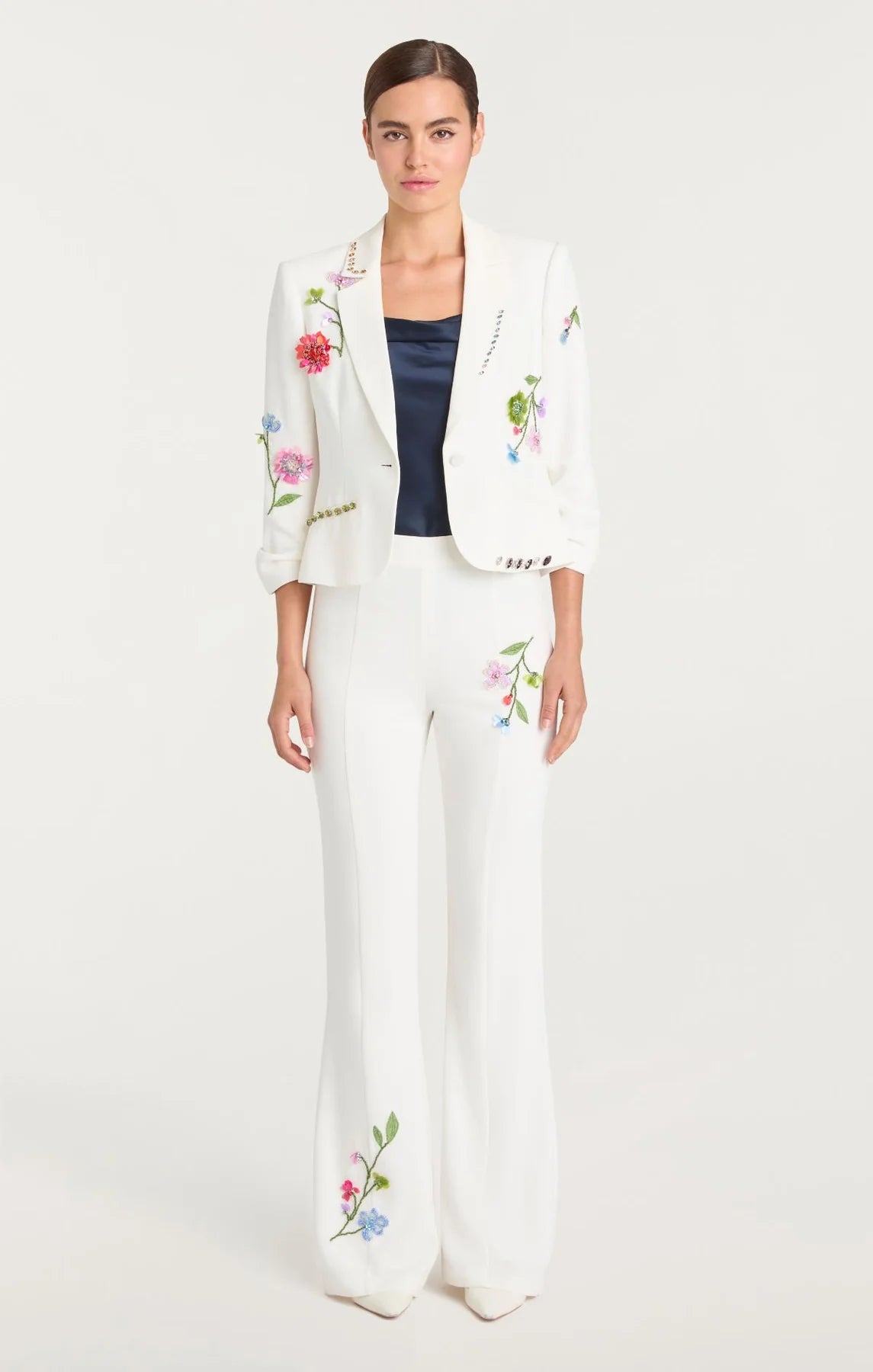 Cinq A Sept Floral Vine Le Petit Khloe Blazer