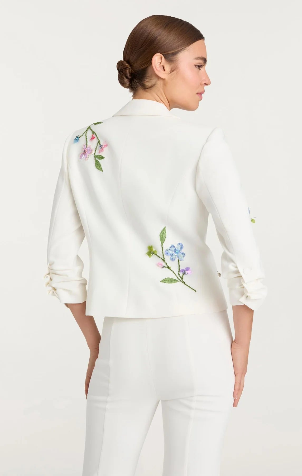 Cinq A Sept Floral Vine Le Petit Khloe Blazer