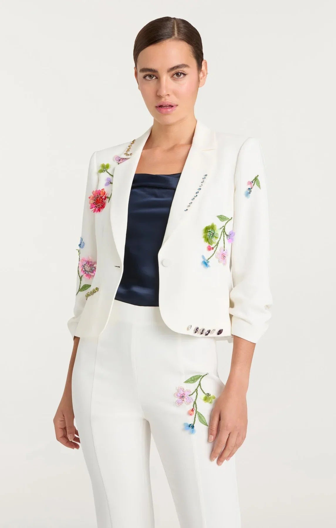 Cinq A Sept Floral Vine Le Petit Khloe Blazer