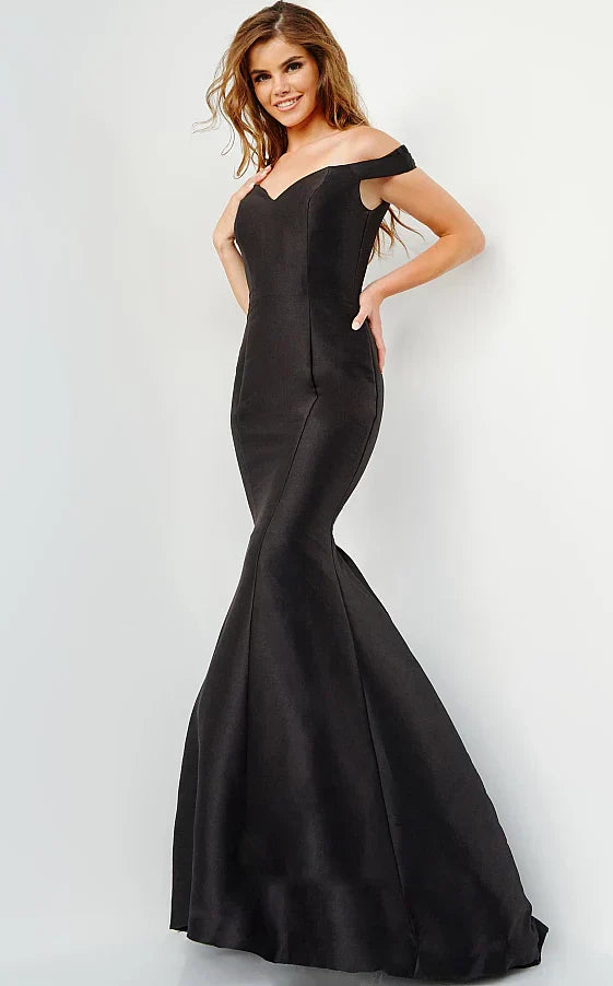 Jovani Off Shoulder Mermaid Gown