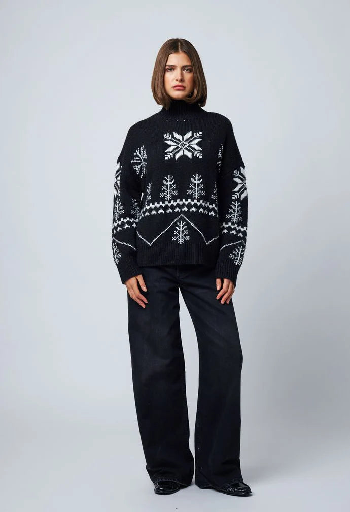 Line Jemima Sweater - Black Diamond