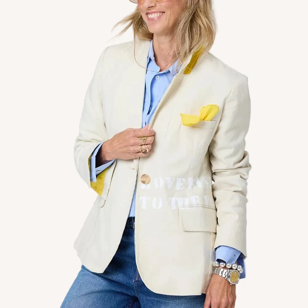 Kerri Rosenthal Workday Love Rises to the Top Blazer