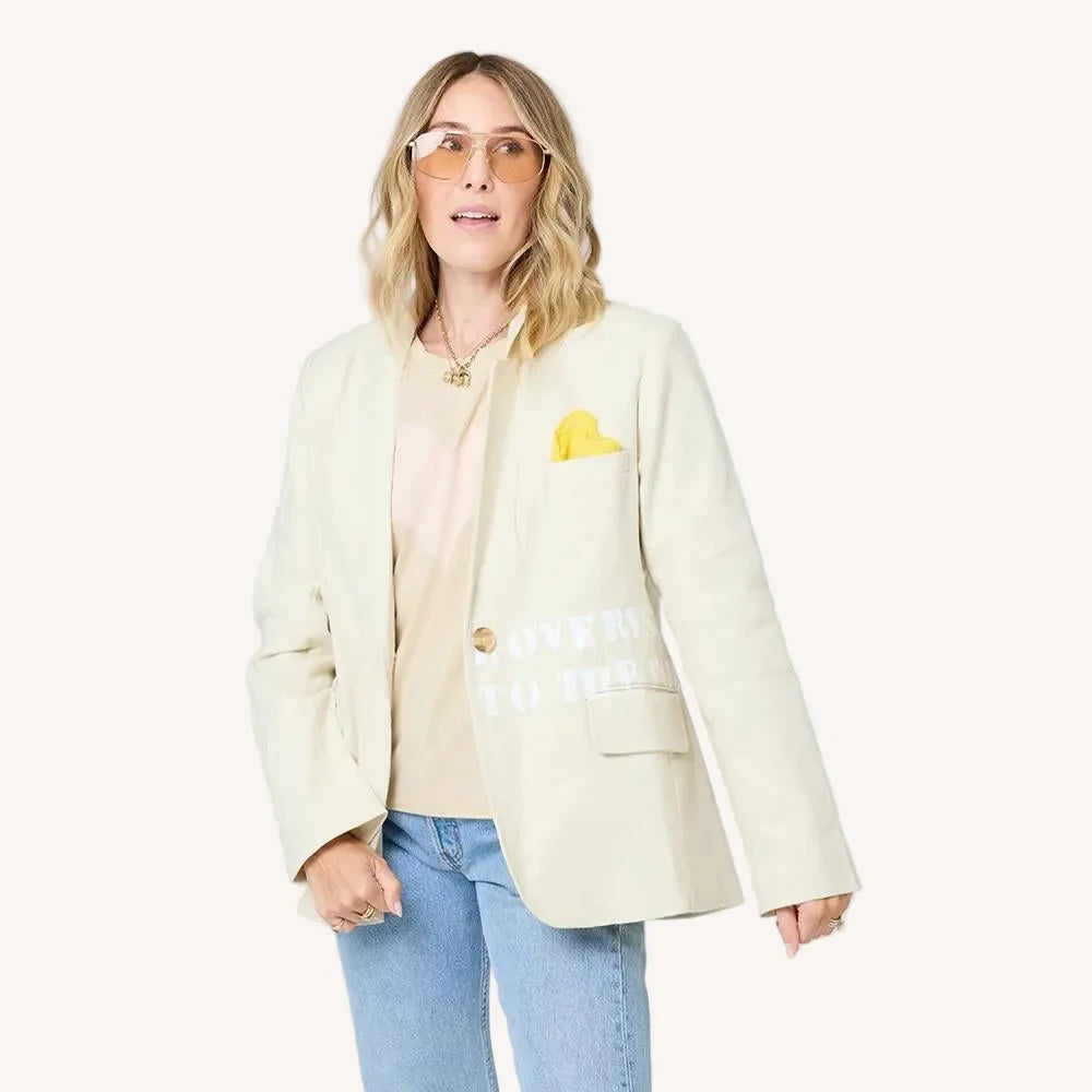 Kerri Rosenthal Workday Love Rises to the Top Blazer