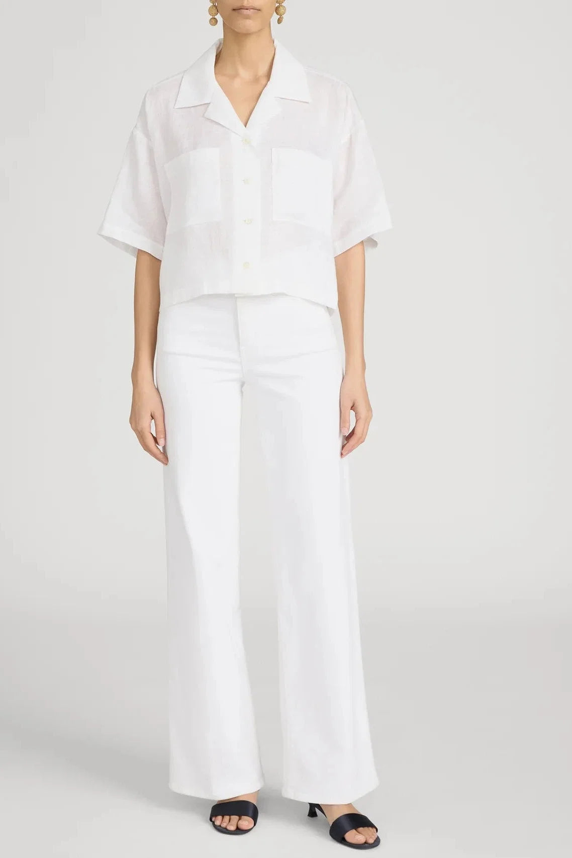 Frame Le Slim Palazzo White