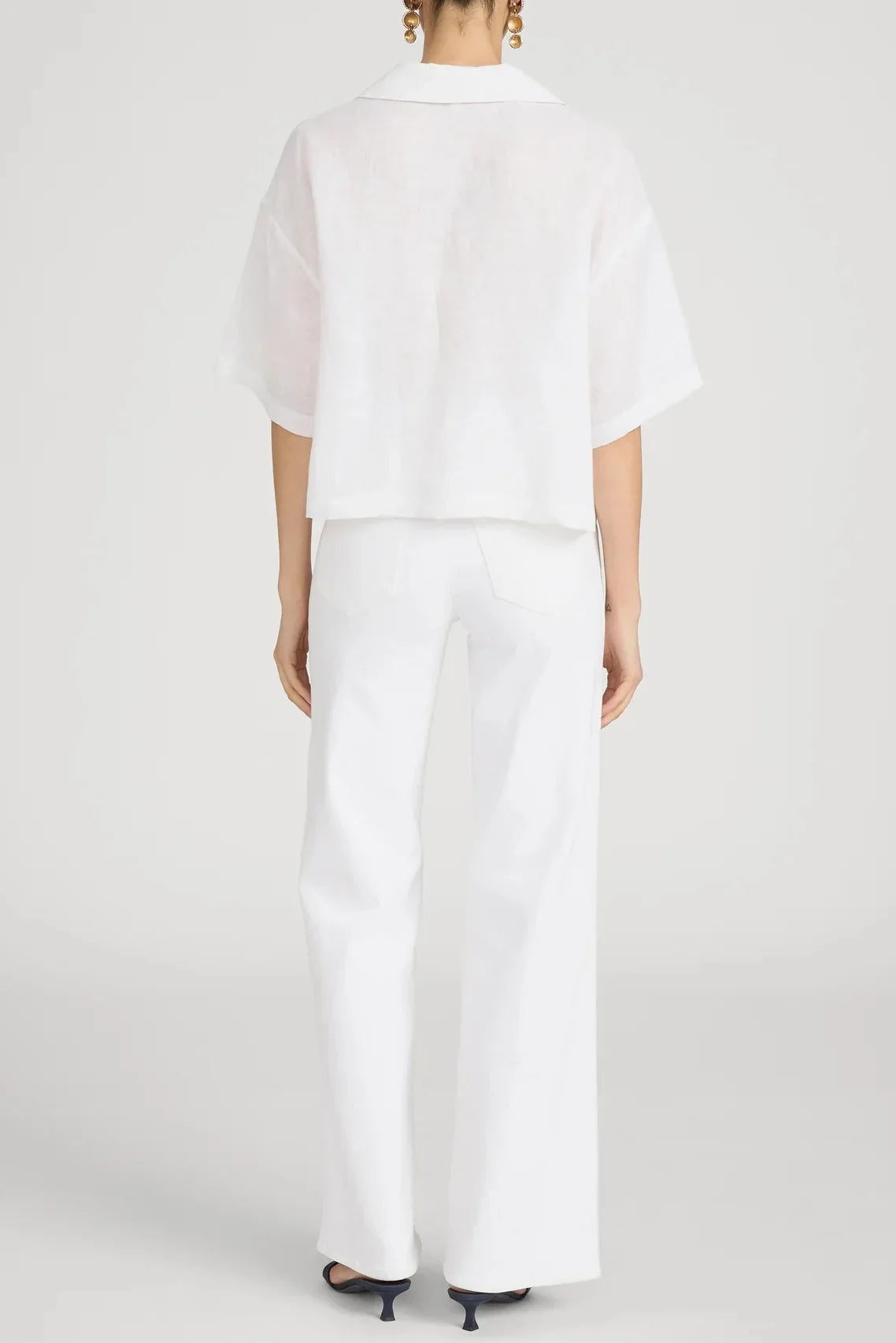 Frame Le Slim Palazzo White