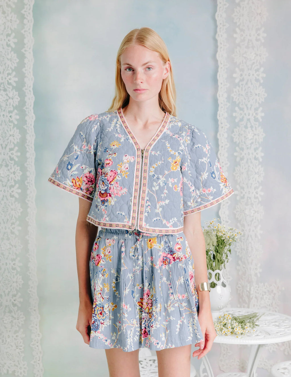 LOVE THE LABEL Melie Mini Skirt