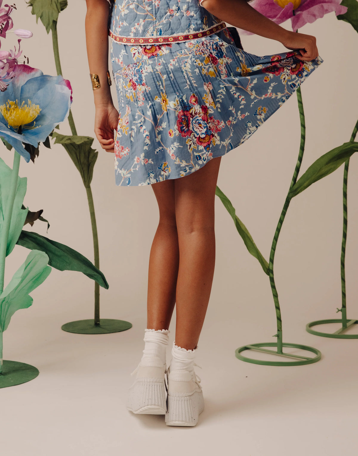 LOVE THE LABEL Melie Mini Skirt