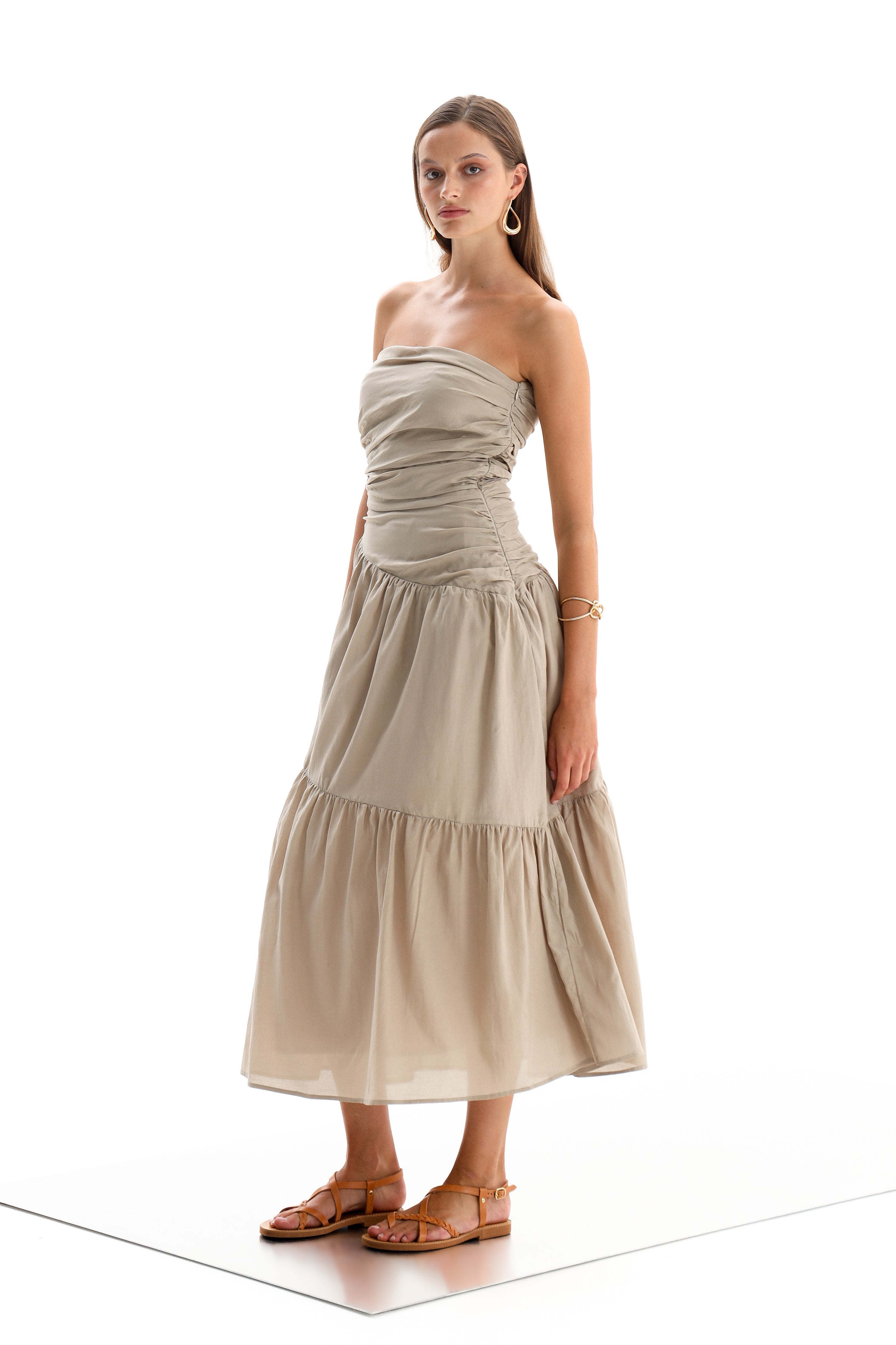 Robe longue bustier Lace the Label