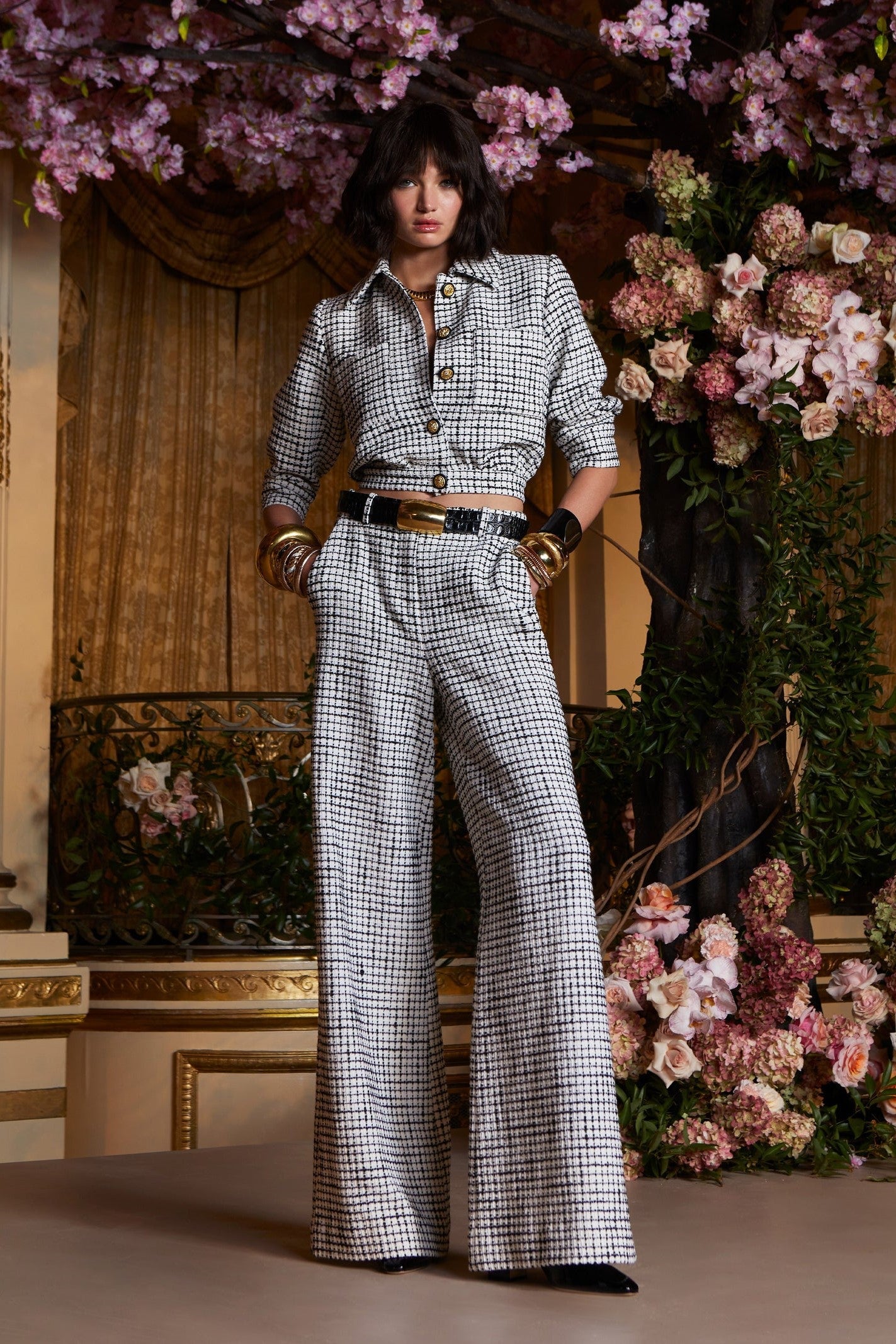 L'Agence Jia Tweed Jacket