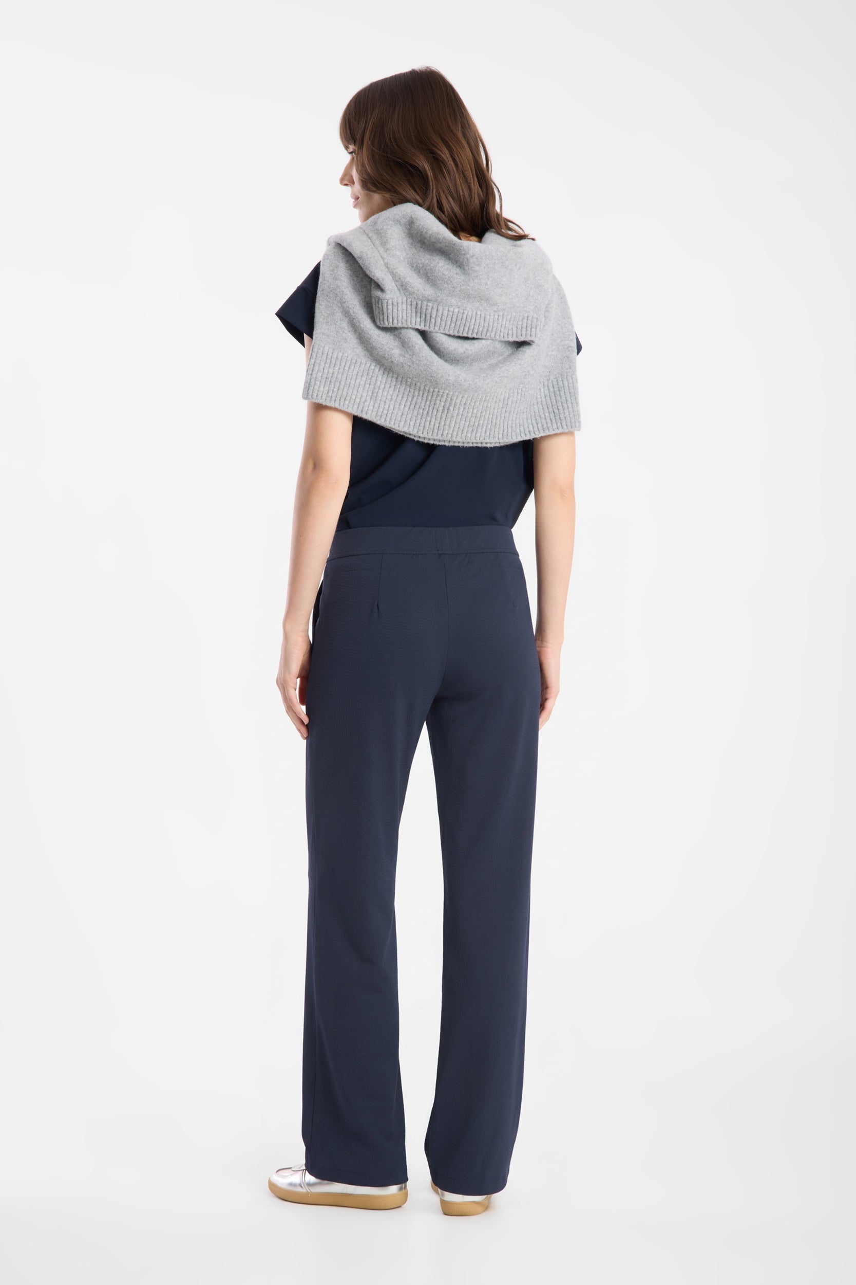 Raffaello Rossi Candice Straight Pant Navy
