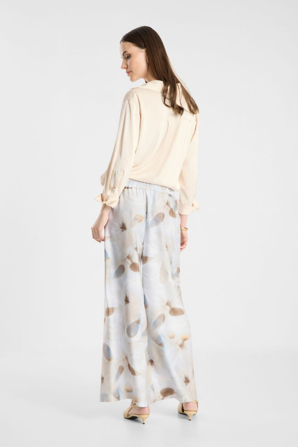 Raffaello Rossi Helena Pant Grey Patterned