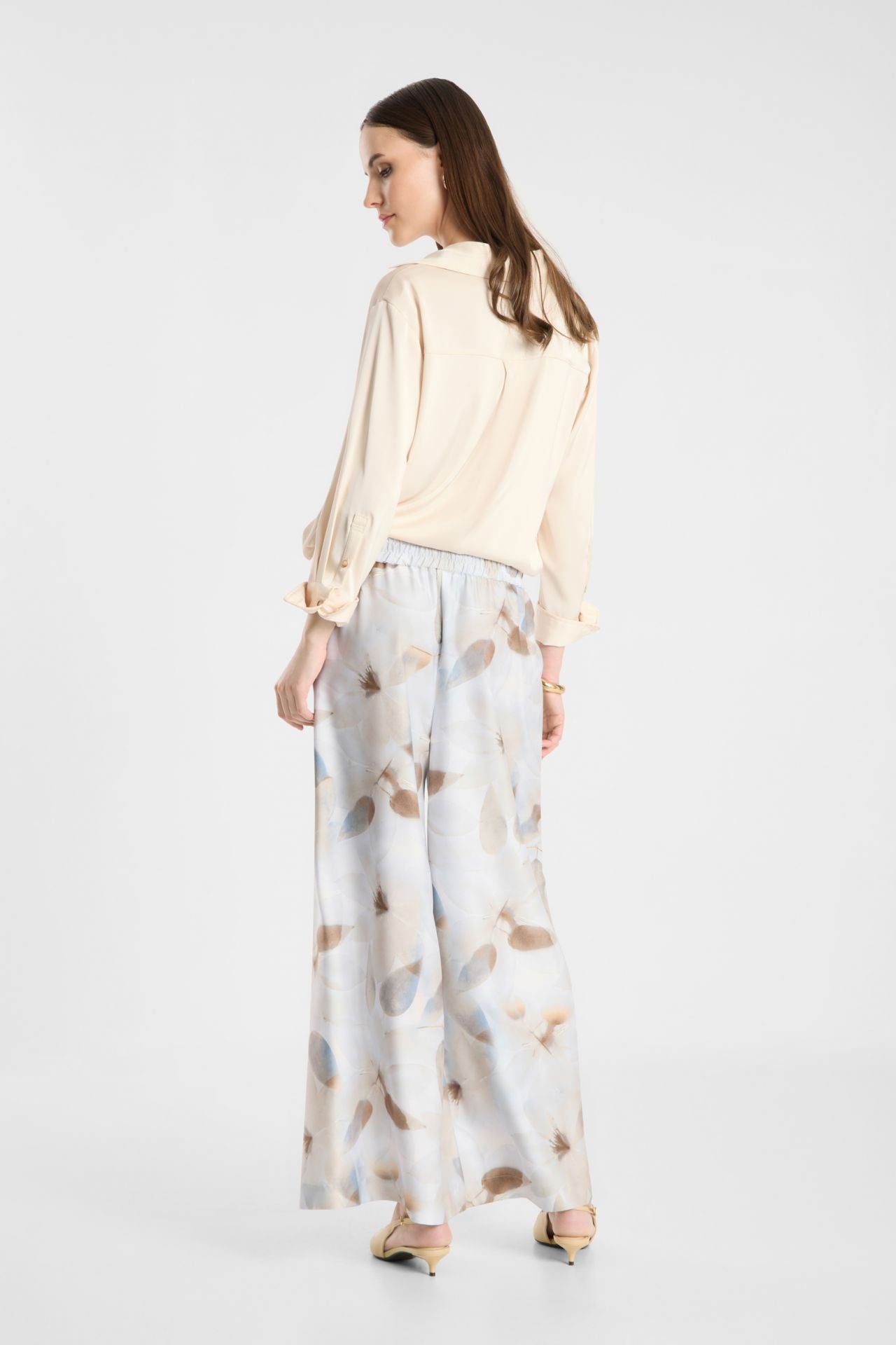 Raffaello Rossi Helena Pant Grey Patterned