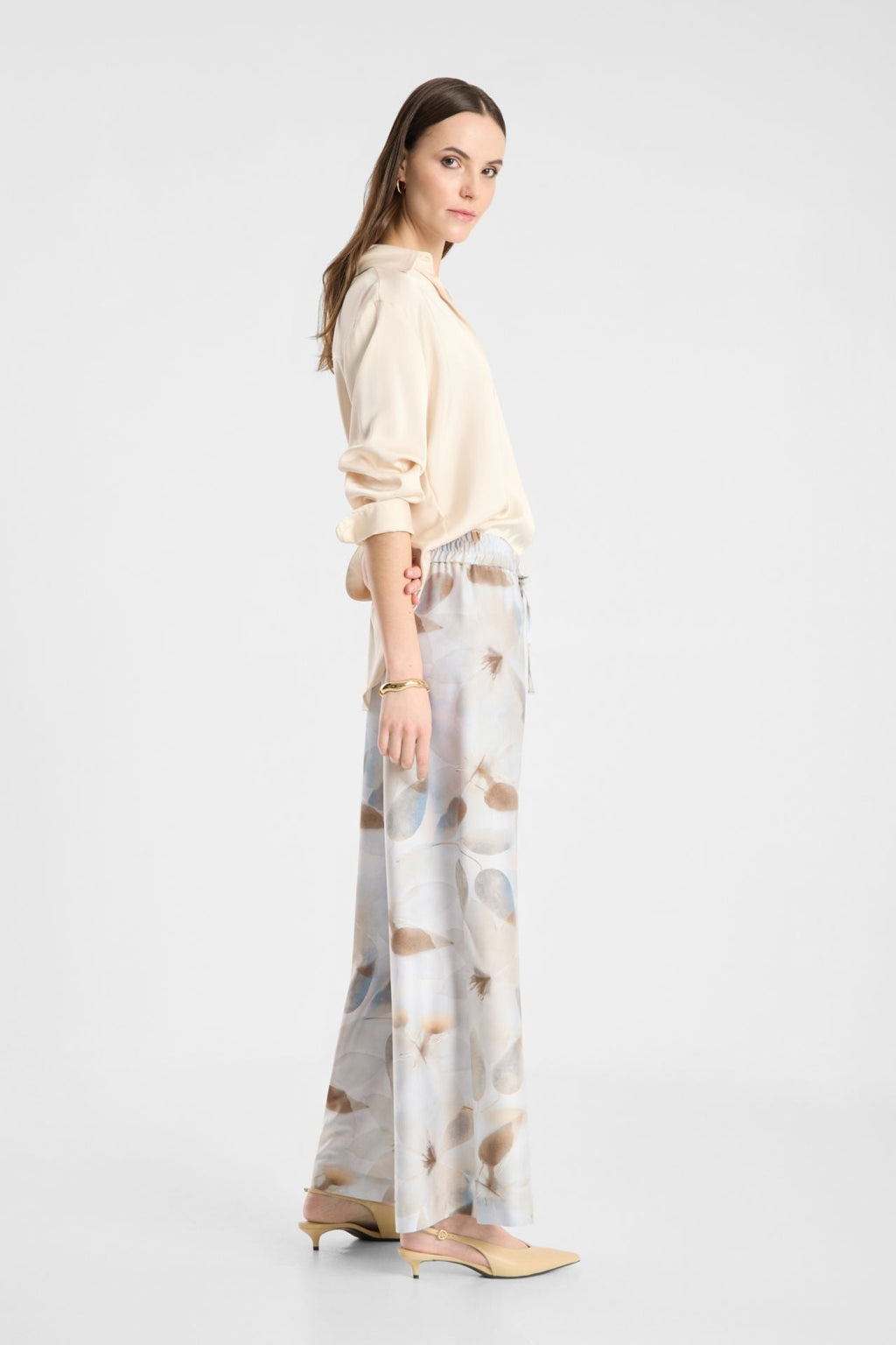 Raffaello Rossi Helena Pant Grey Patterned