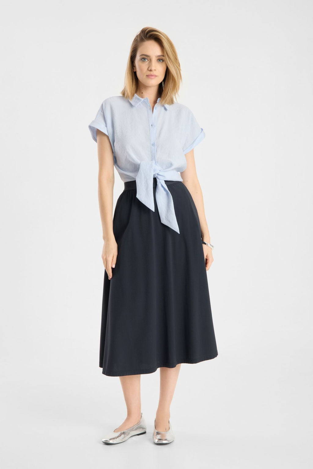 Jupe Raffaello Rossi Smea Ribbon Marine
