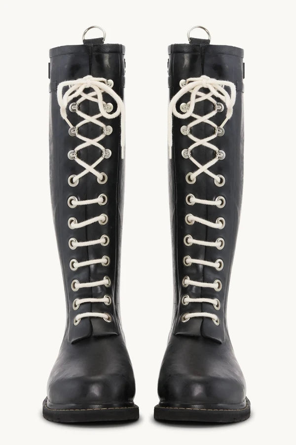 Isle Jacobsen Bottes en caoutchouc montantes Noir