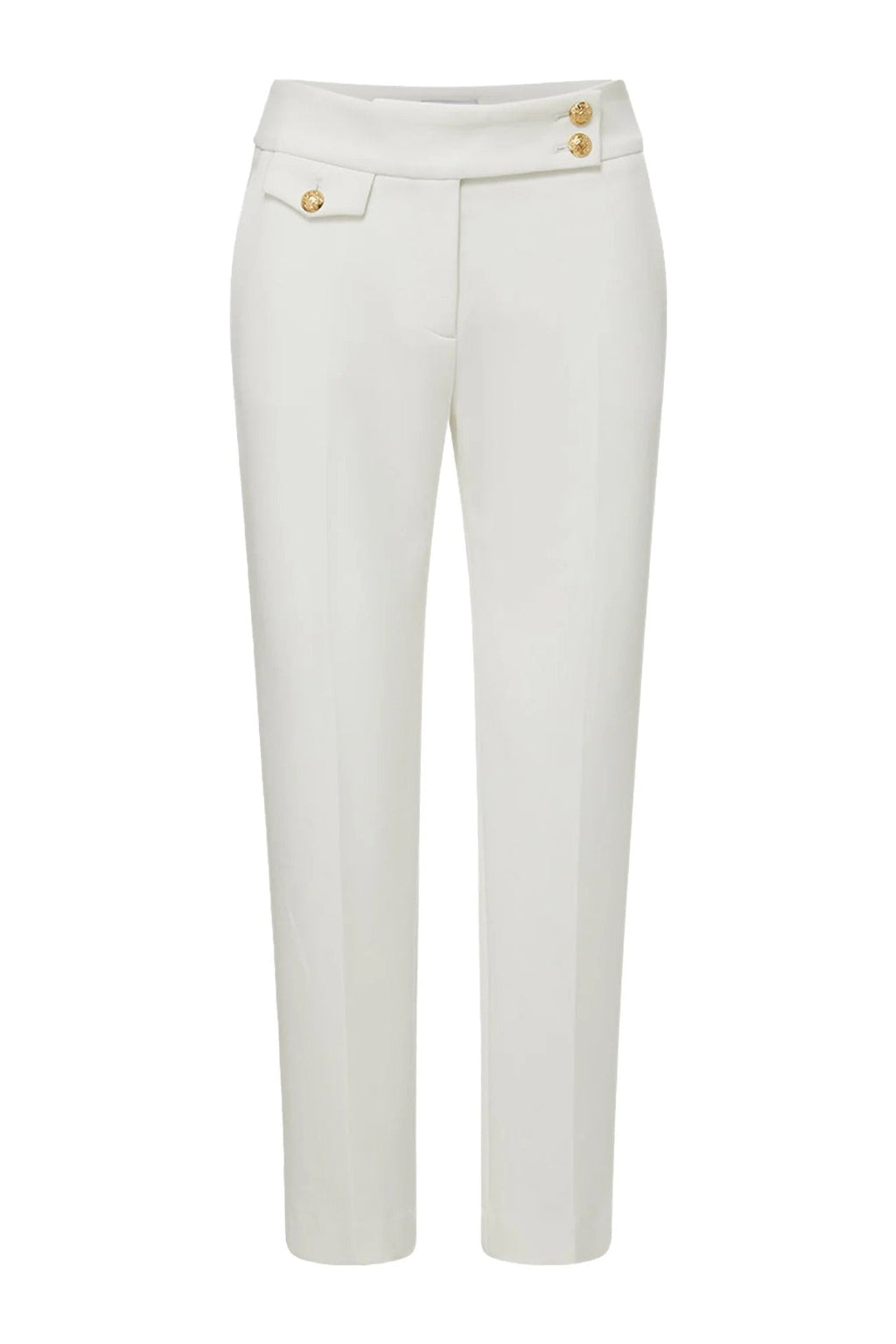 Veronica Beard Renzo Pant Off-White Gold