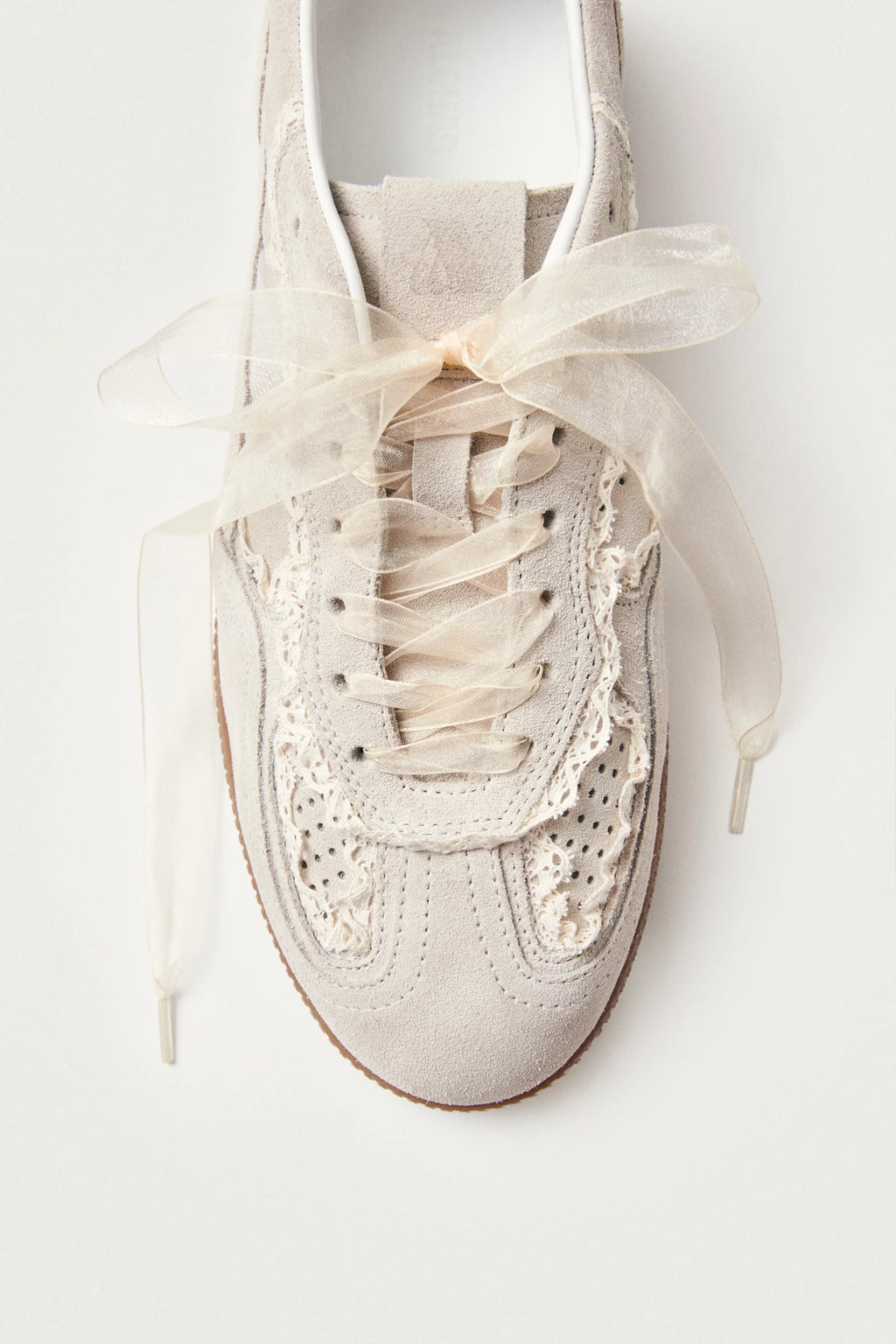 Tb.490 Crochet Leather Sneakers - Crochet Cream